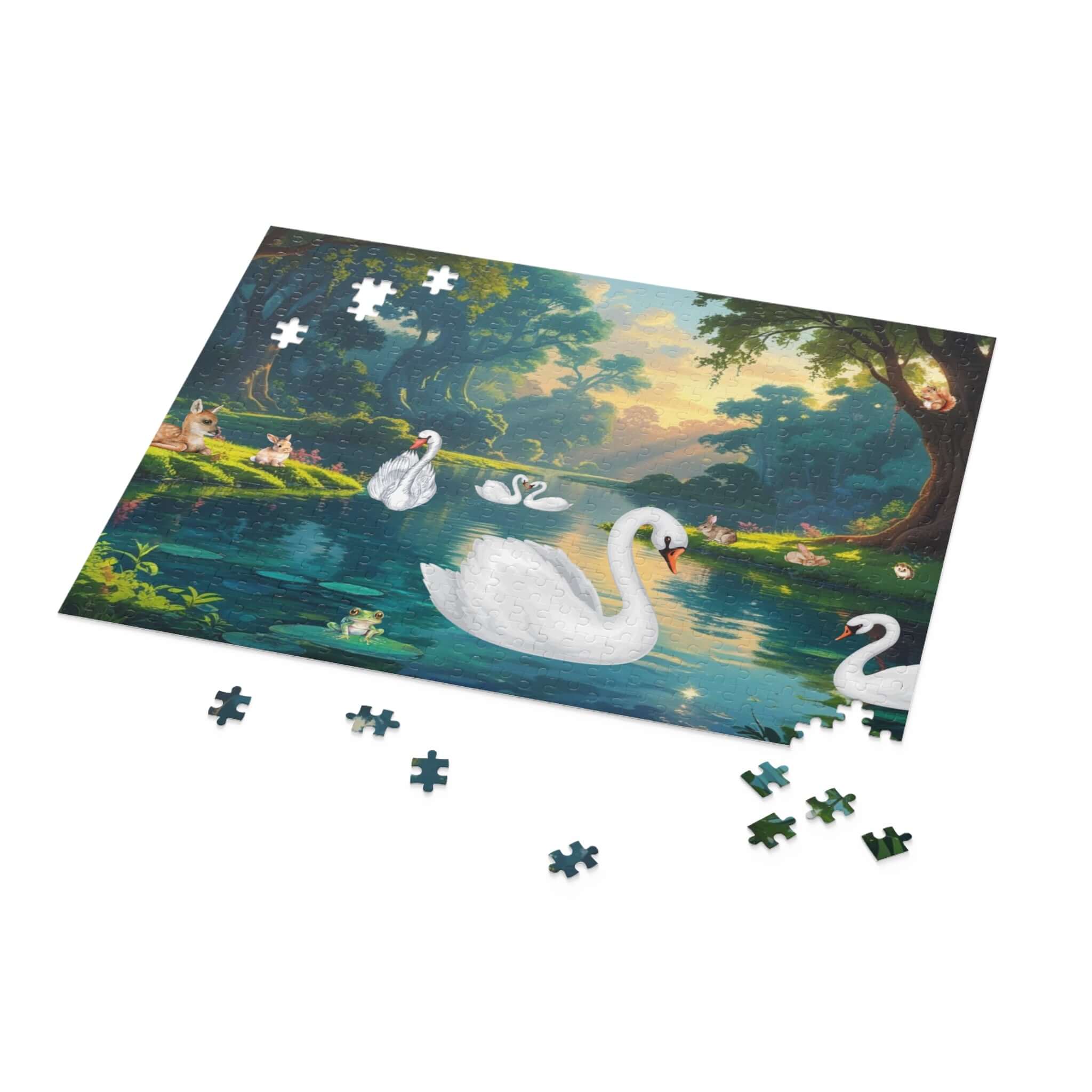 Puzzle auseinander