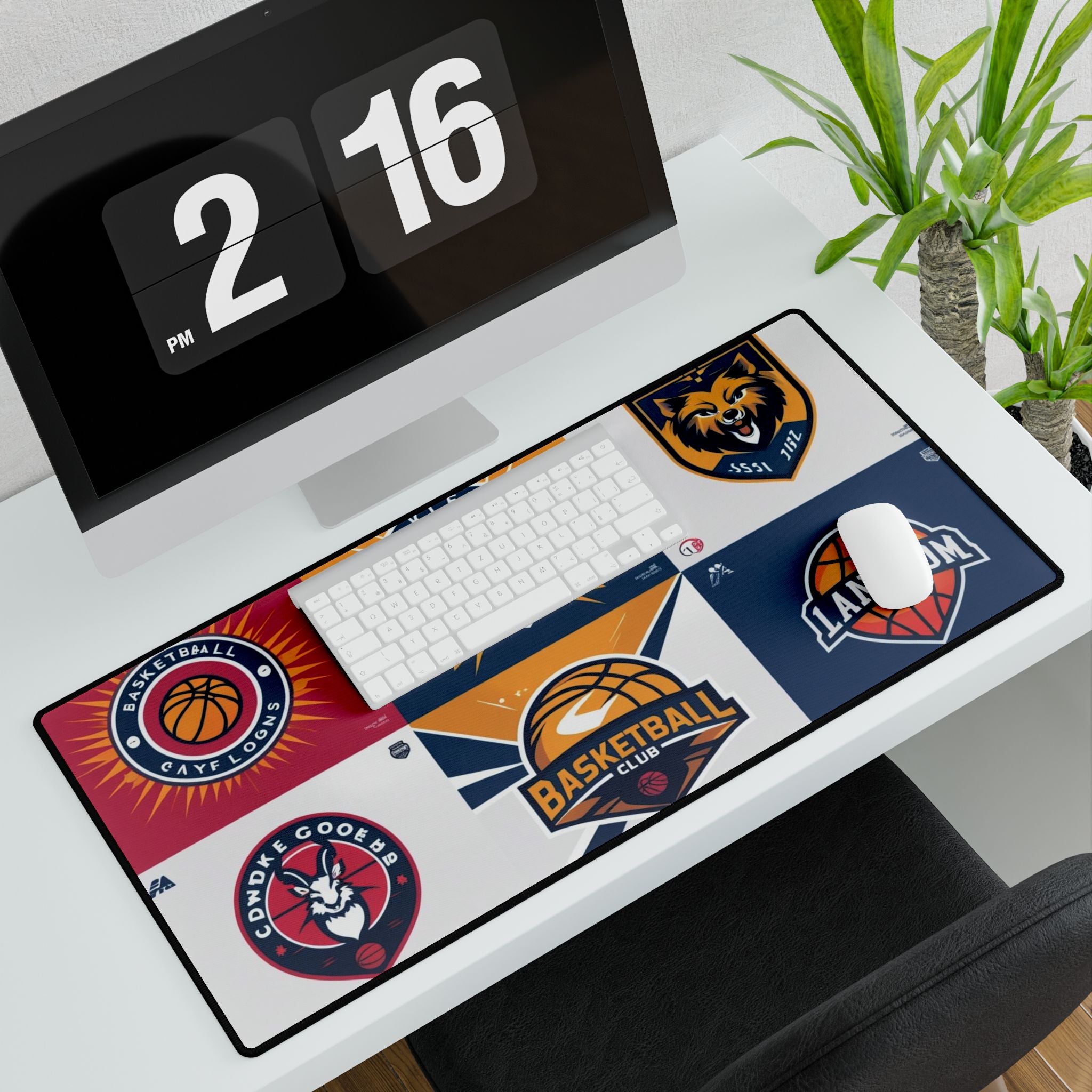 Basketball Schreibtischmatten, Personalisierte Schreibtischaccessoires
