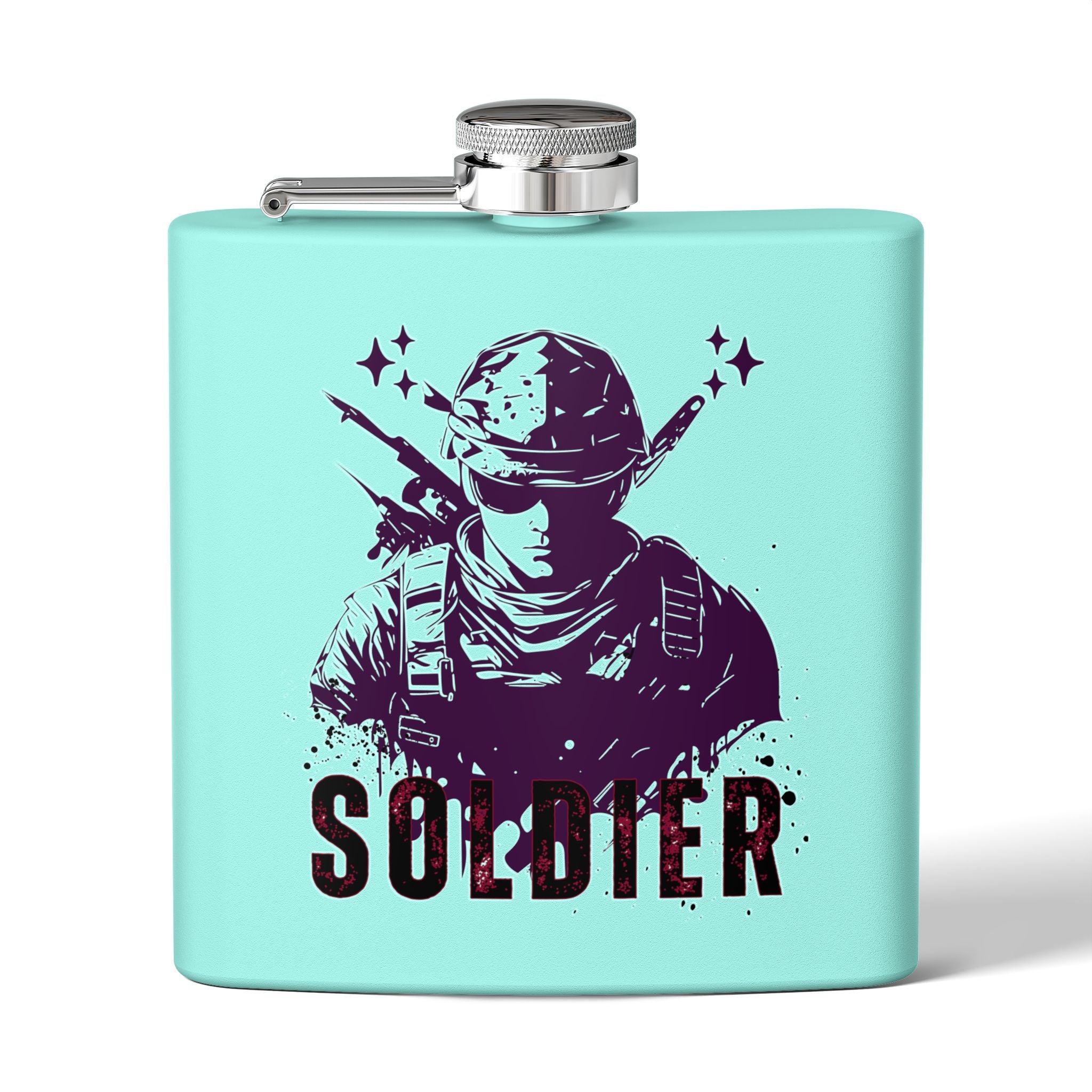 Edelstahl-Flachmann für Soldaten 170 ml langlebiges Geschenk