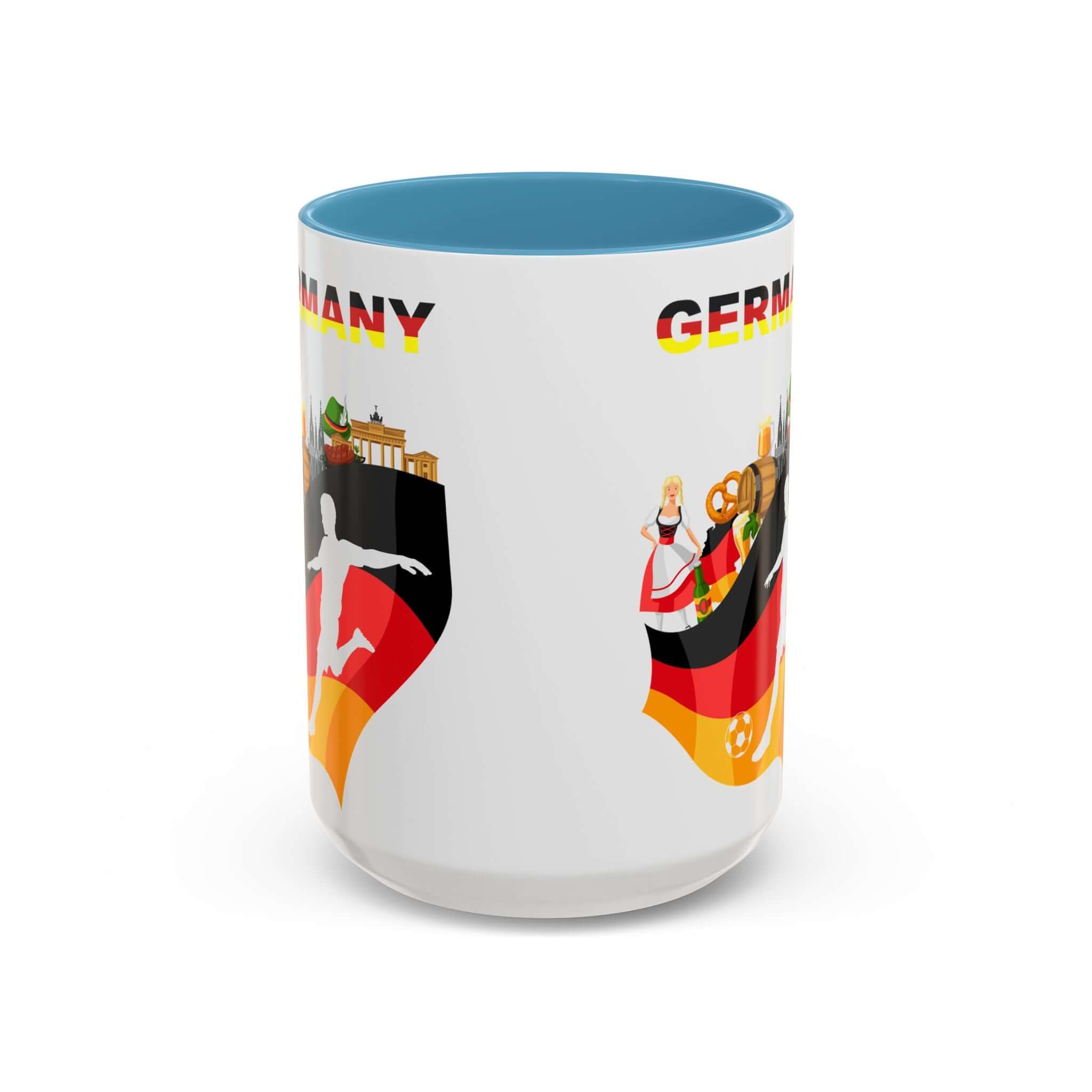 Details für Kaffeetasse mit deutscher Fußballflagge
