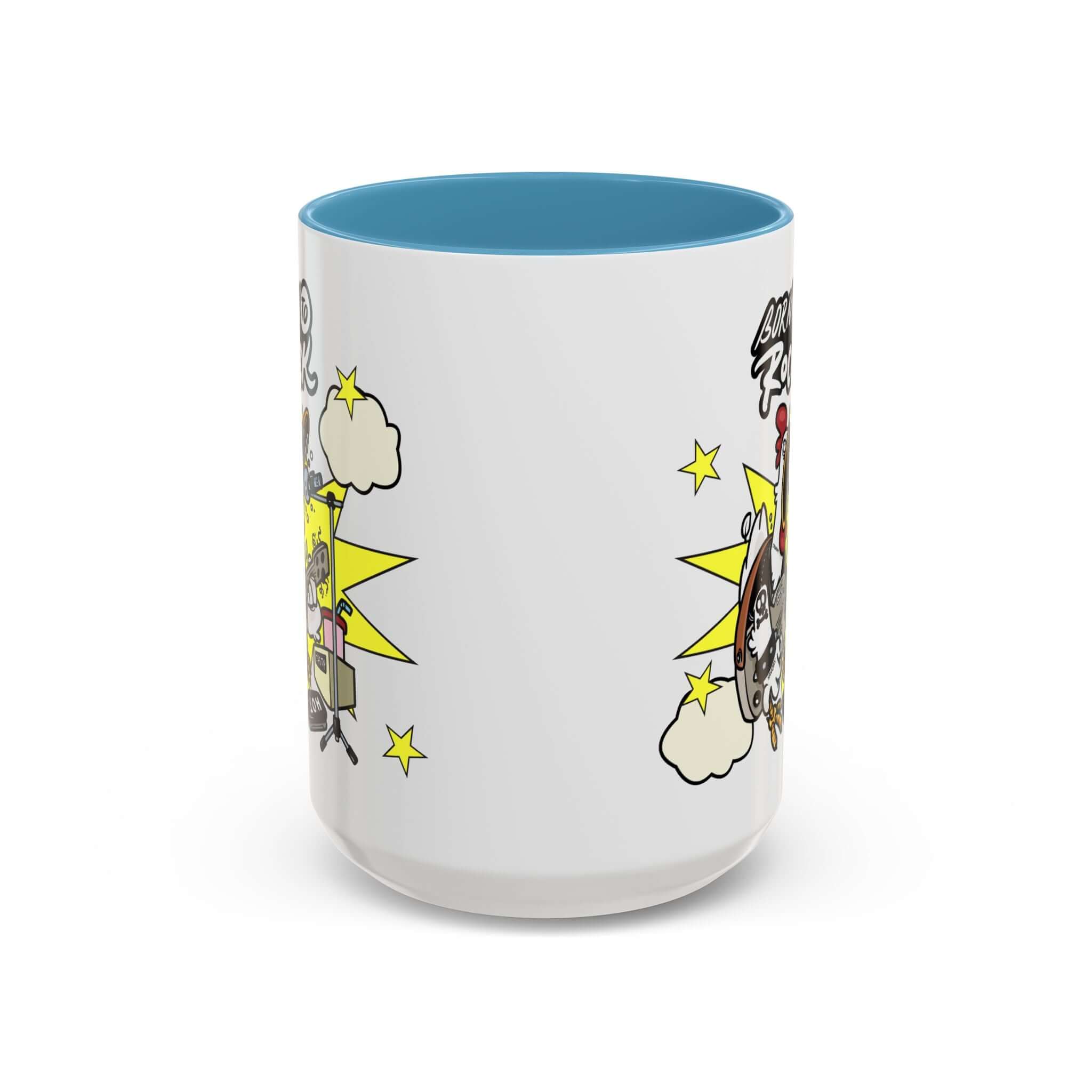 Details für Kaffeetasse - mit Gitarren Cartoon Akzent