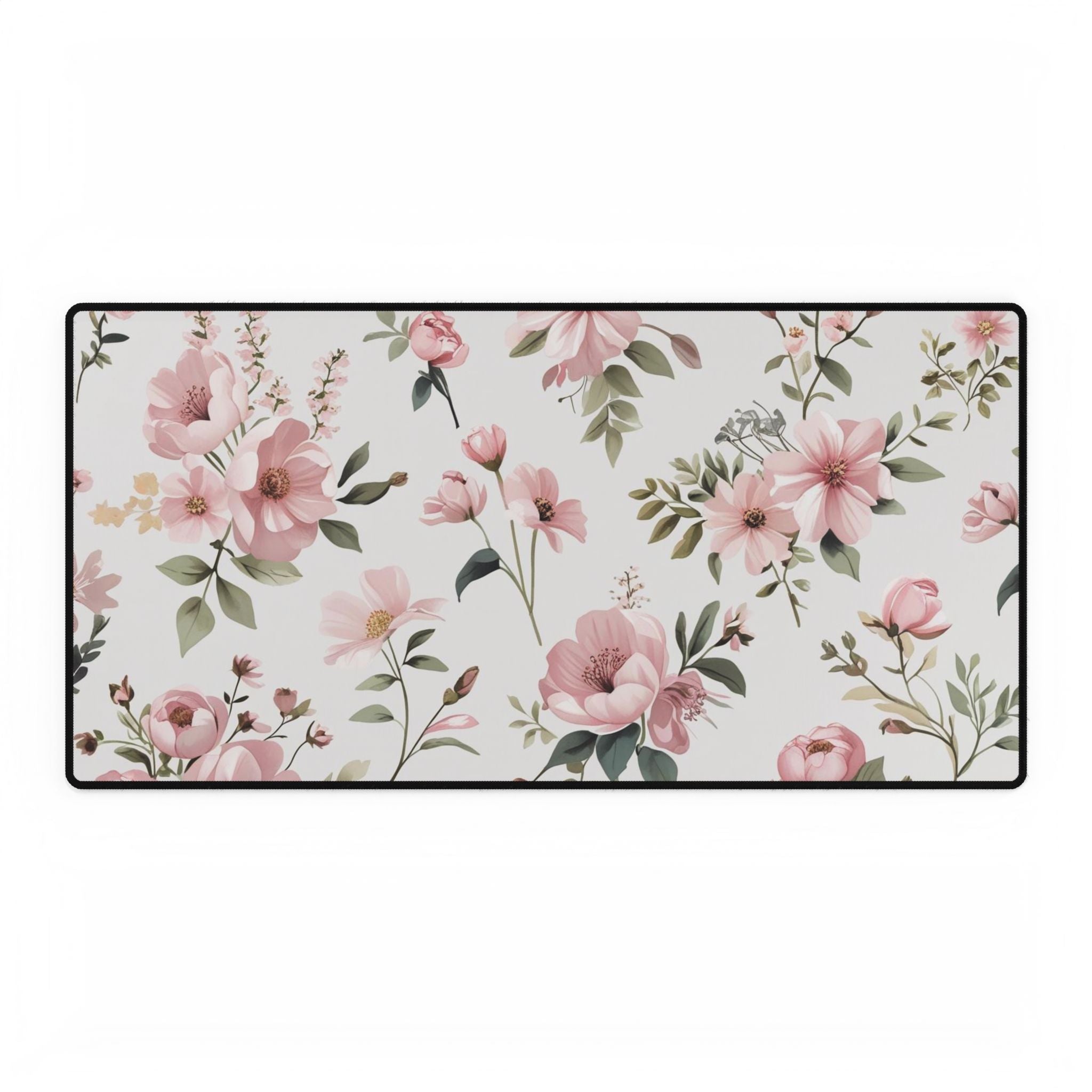 Florale Schreibtischmatte Elegantes Arbeitsplatzdekor