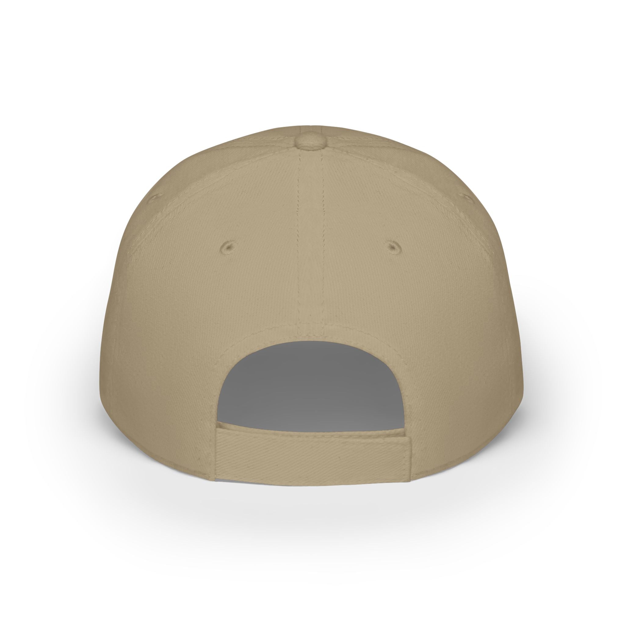 Low Profile Baseballcap  für Game in Khaki Klett-Verschluss