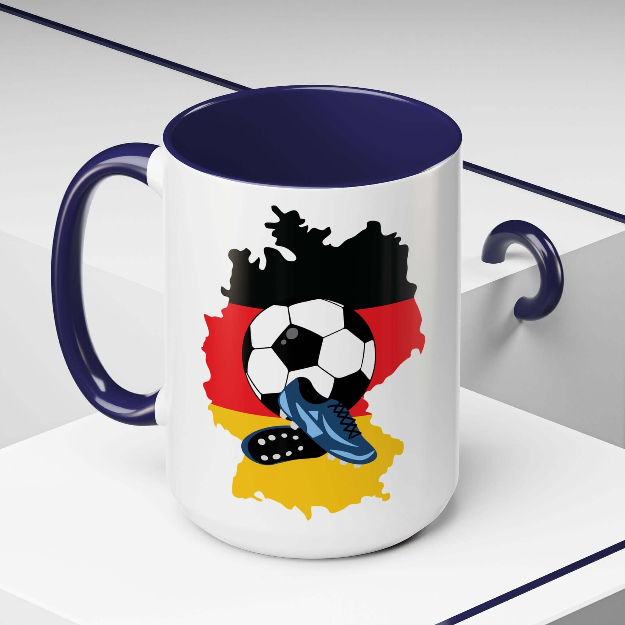 Details für Kaffeetasse Deutschland – Fußballmotiv