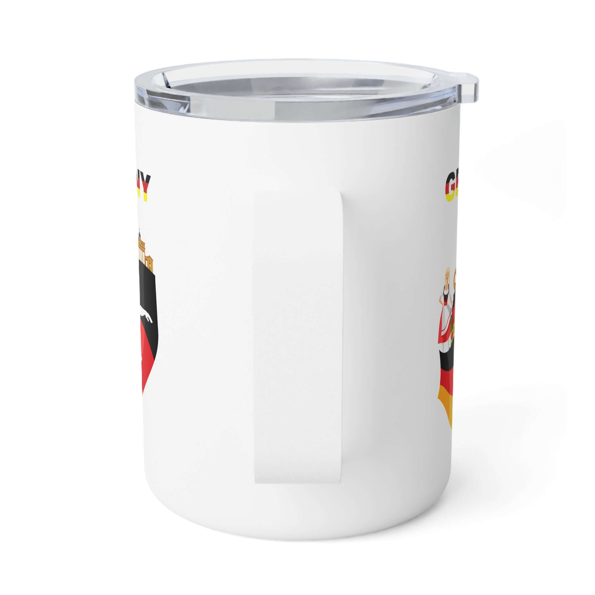 Details für Isolierter Reisebecher Deutsche Flagge