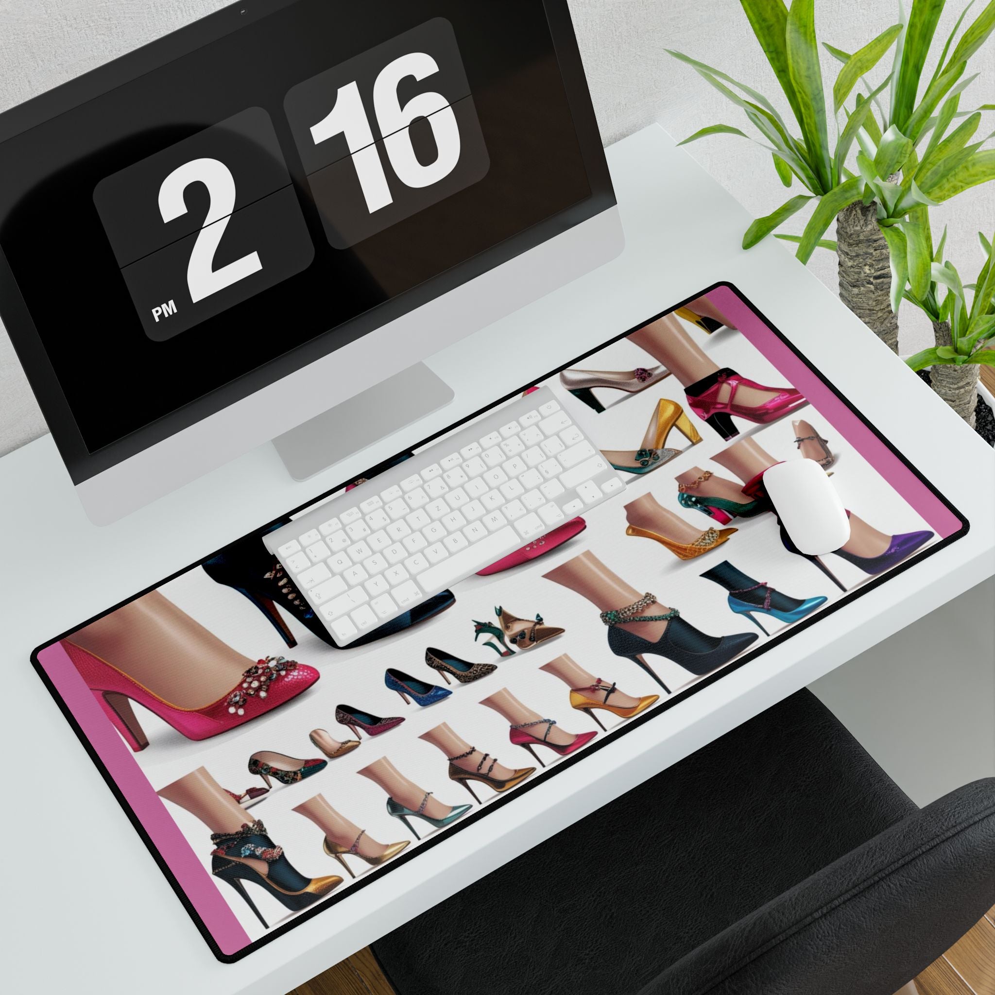 High Heel Schreibtischmatte, Stilvolles Bürodekor auf den Tisch