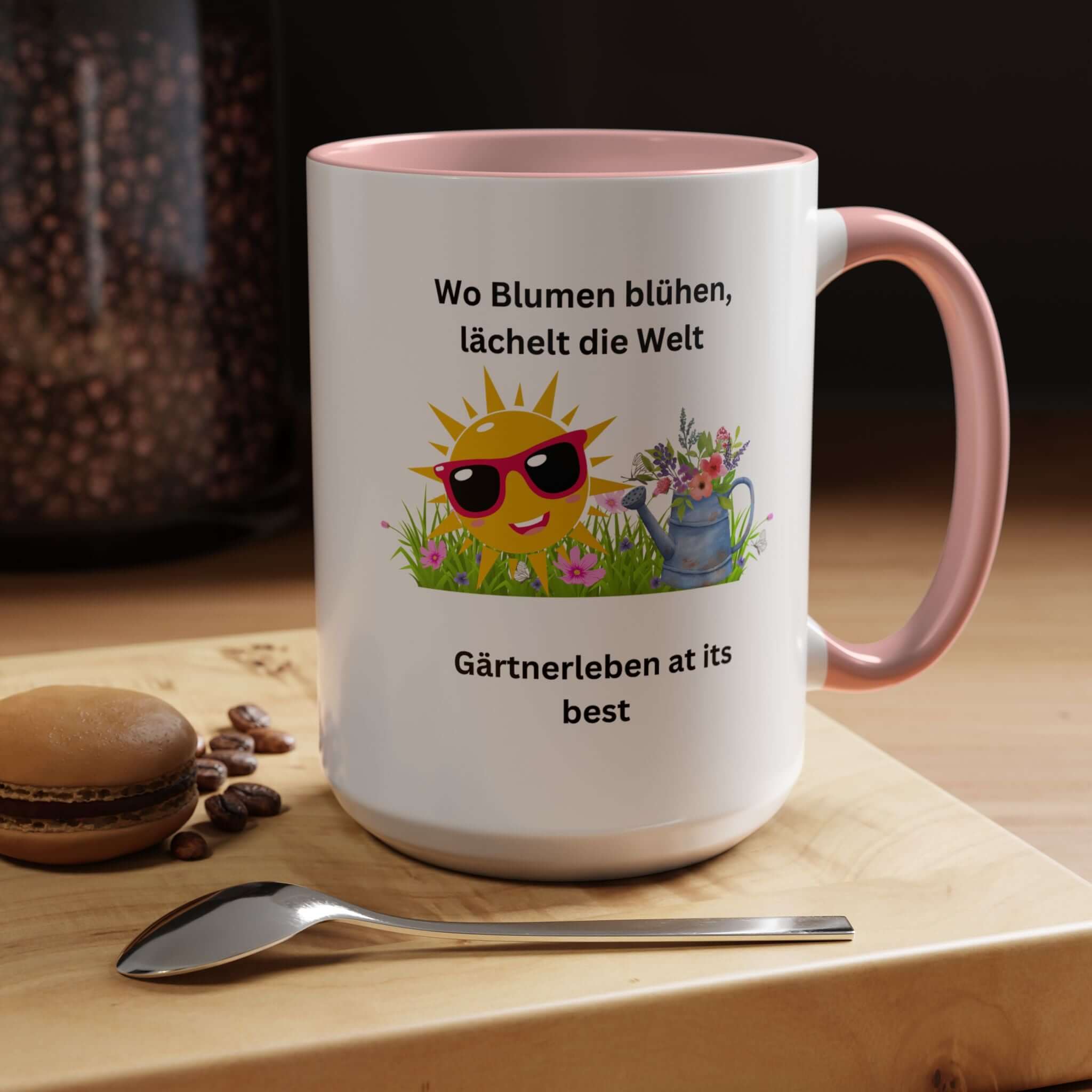 Details für Kaffeetasse – Gartenliebhaber Geschenk