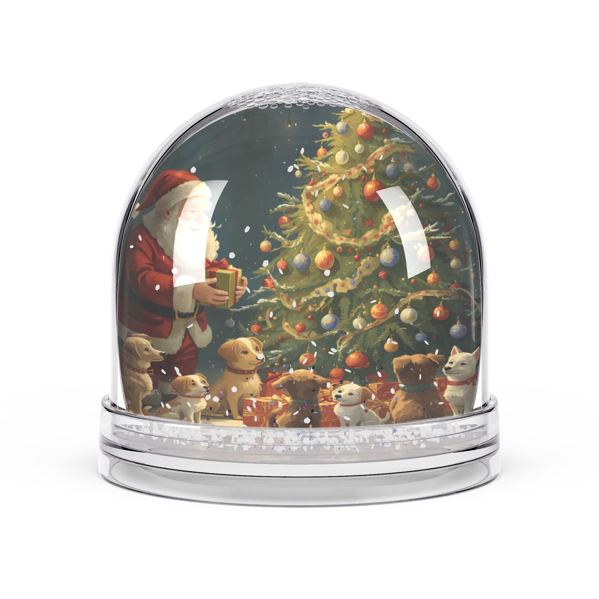 Weihnachts-Schneekugel, Weihnachtsdekoration