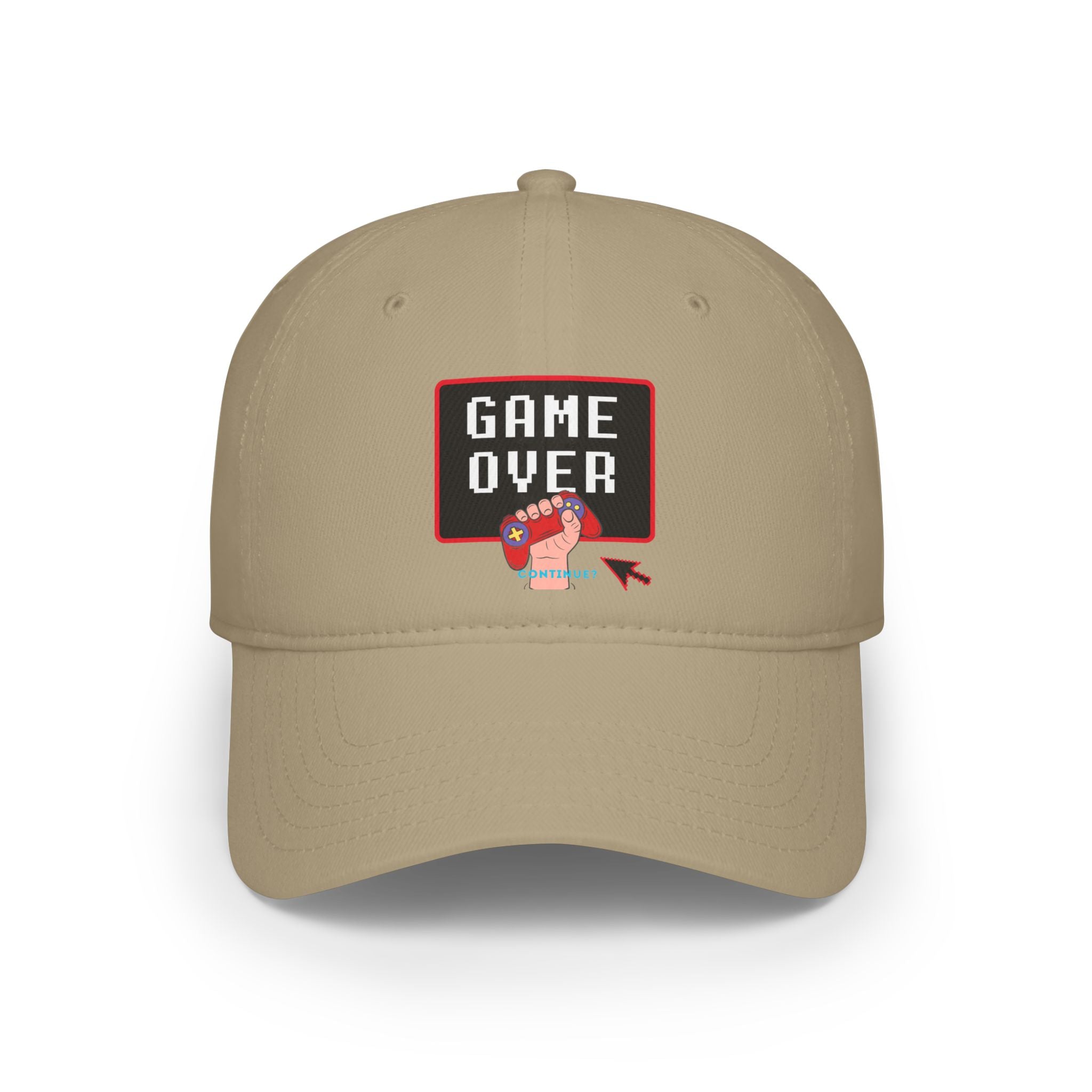 Low Profile Baseball Cap in Khaki