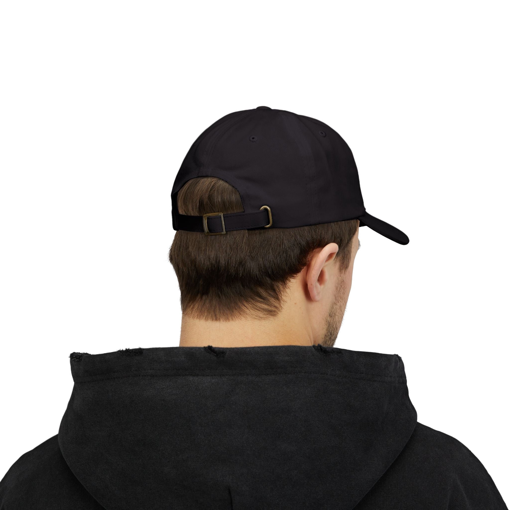 Low Profile Baseball Cap für den Papa mit ein Spruch in Schwarz Hinterkopf