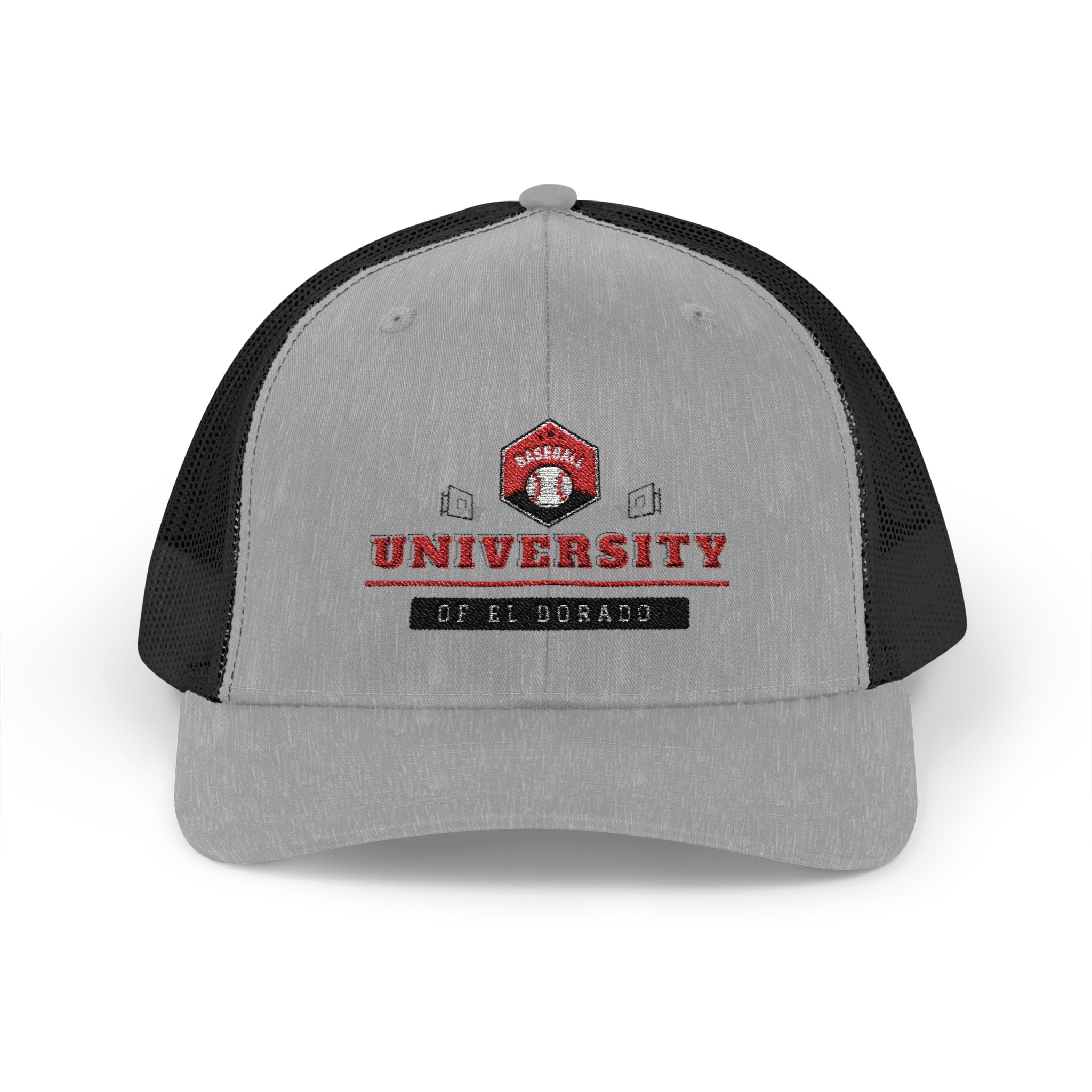 Snapback Trucker Cap schwarz grau