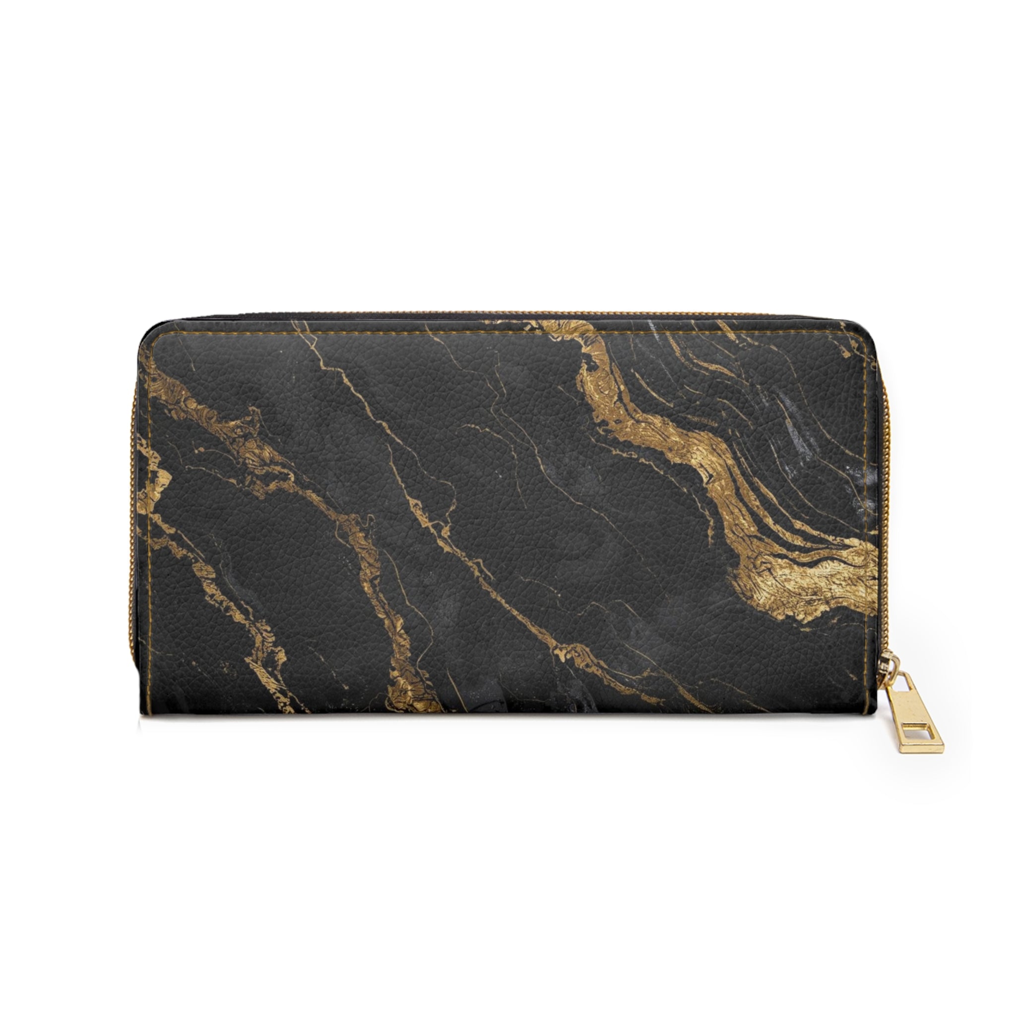 Elegantes Marmor-Reißverschluss-Portemonnaie, stylischer Organizer
