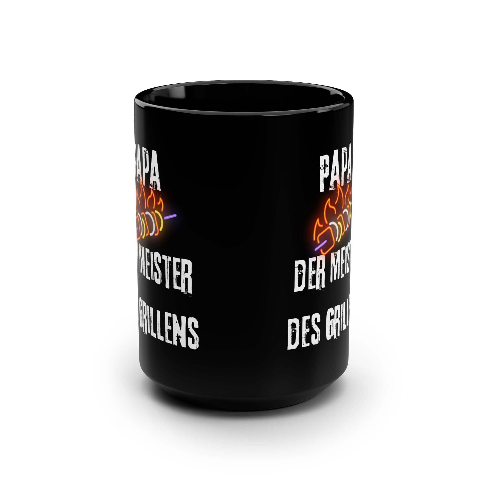 Kaffeetasse – „Papa Der Meister Des Grillens“ Eine Tasse, die nicht nur praktisch ist, sondern auch eine humorvolle Botschaft vermittelt. Mit dem Spruch „Papa Der Meister Des Grillens“ wird sie zum perfekten Geschenk für alle Grillmeister. Design: Auffäl