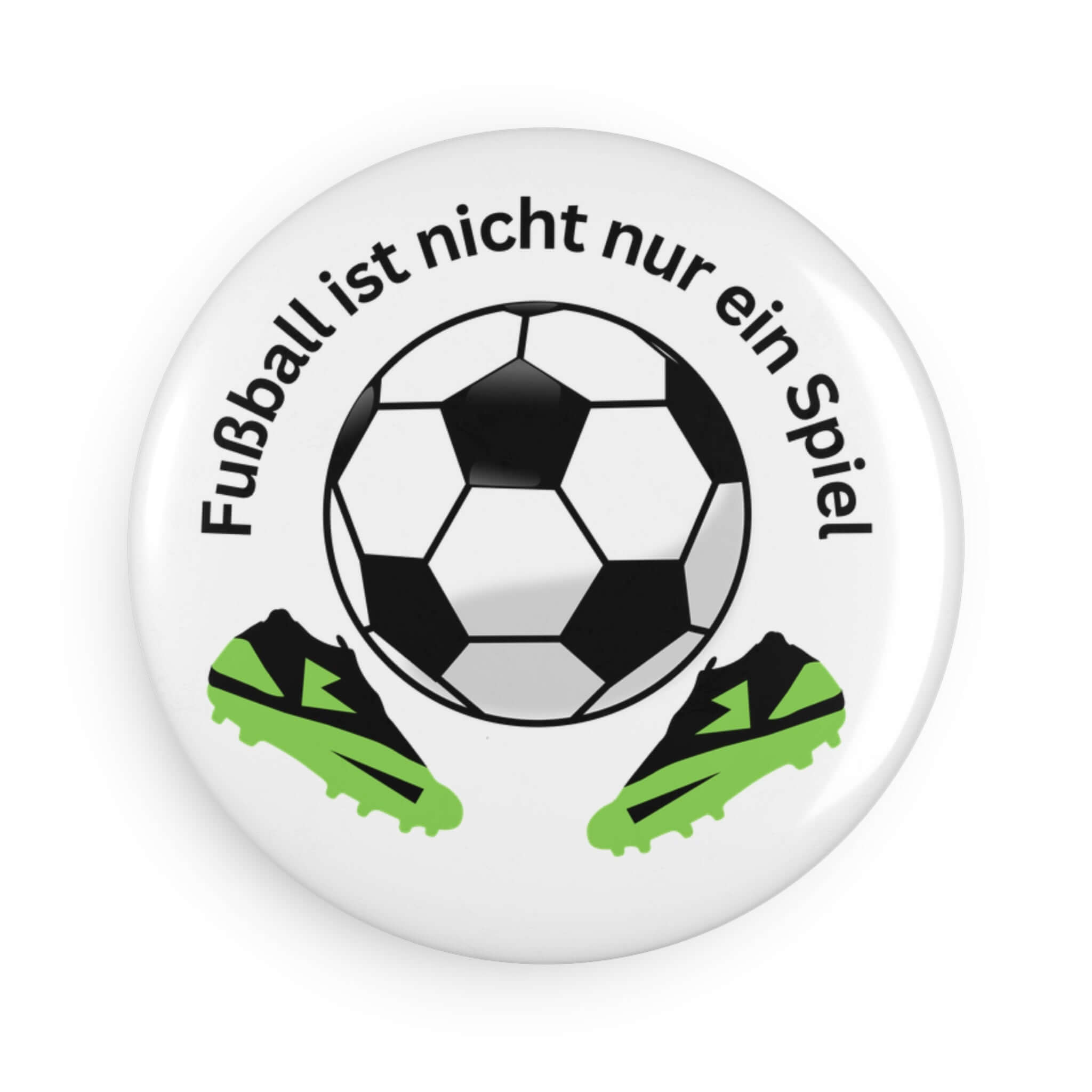 Details für Runder Fußballmagnet –Teamgeschenke