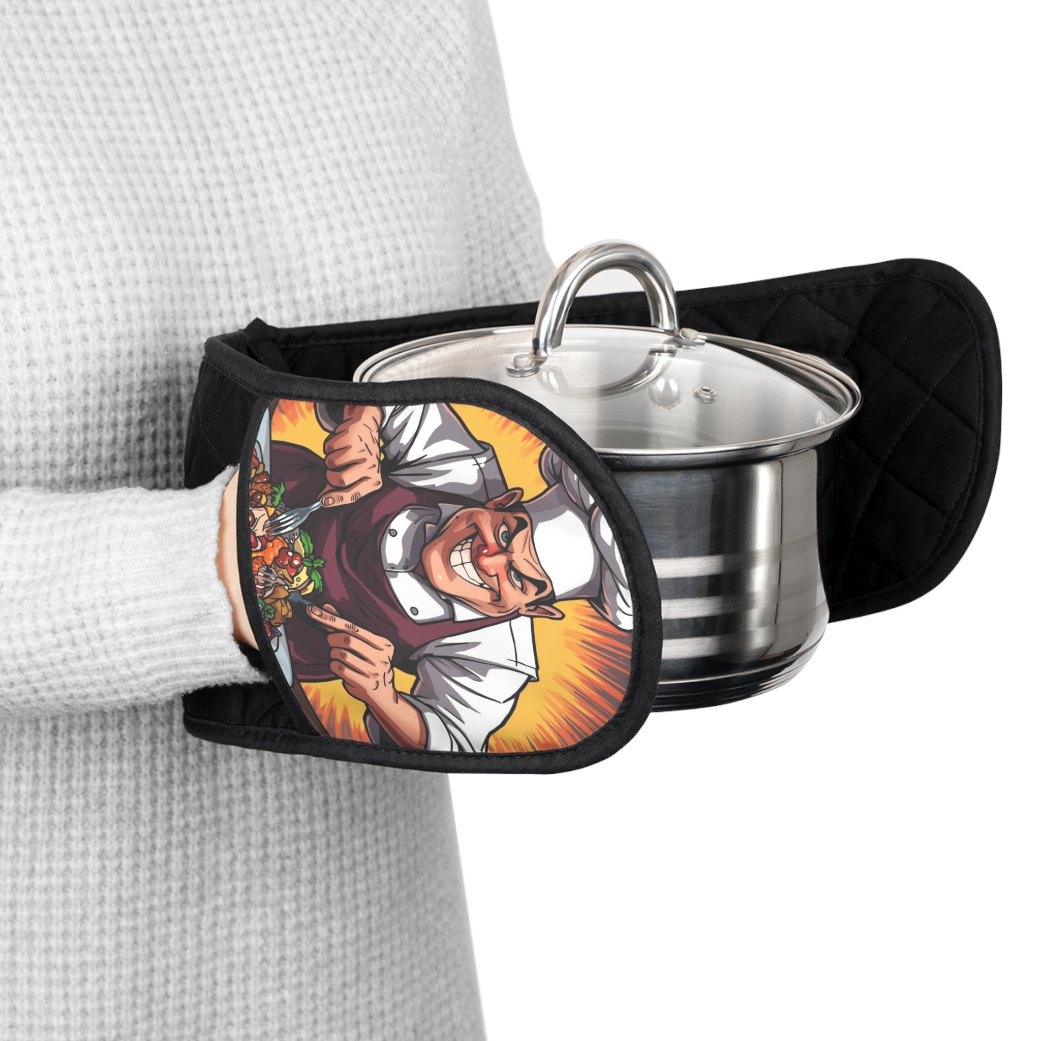 Ofenhandschuhe im Chef-Stil für Küchenkriege einzigartiges Geschenk