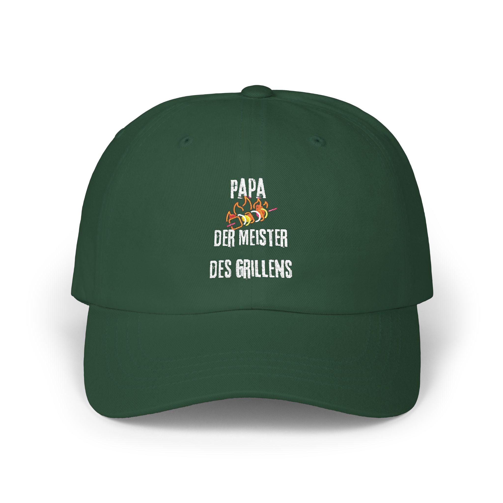 Low Profile Baseball Cap für den Papa mit ein Spruch in Grün