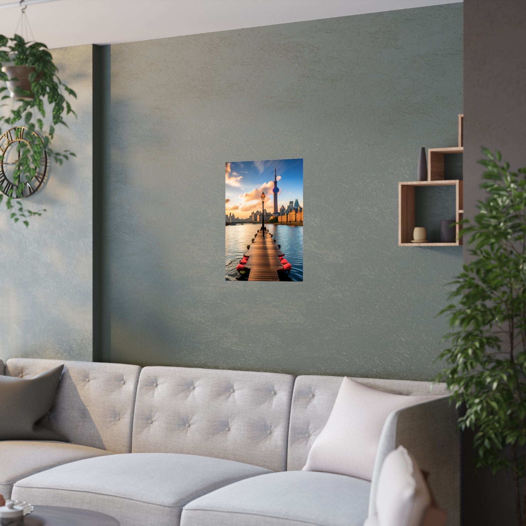 Künstlerische Satin Poster, Wand Kunst Dekor, Fotografie Druck über das Sofa