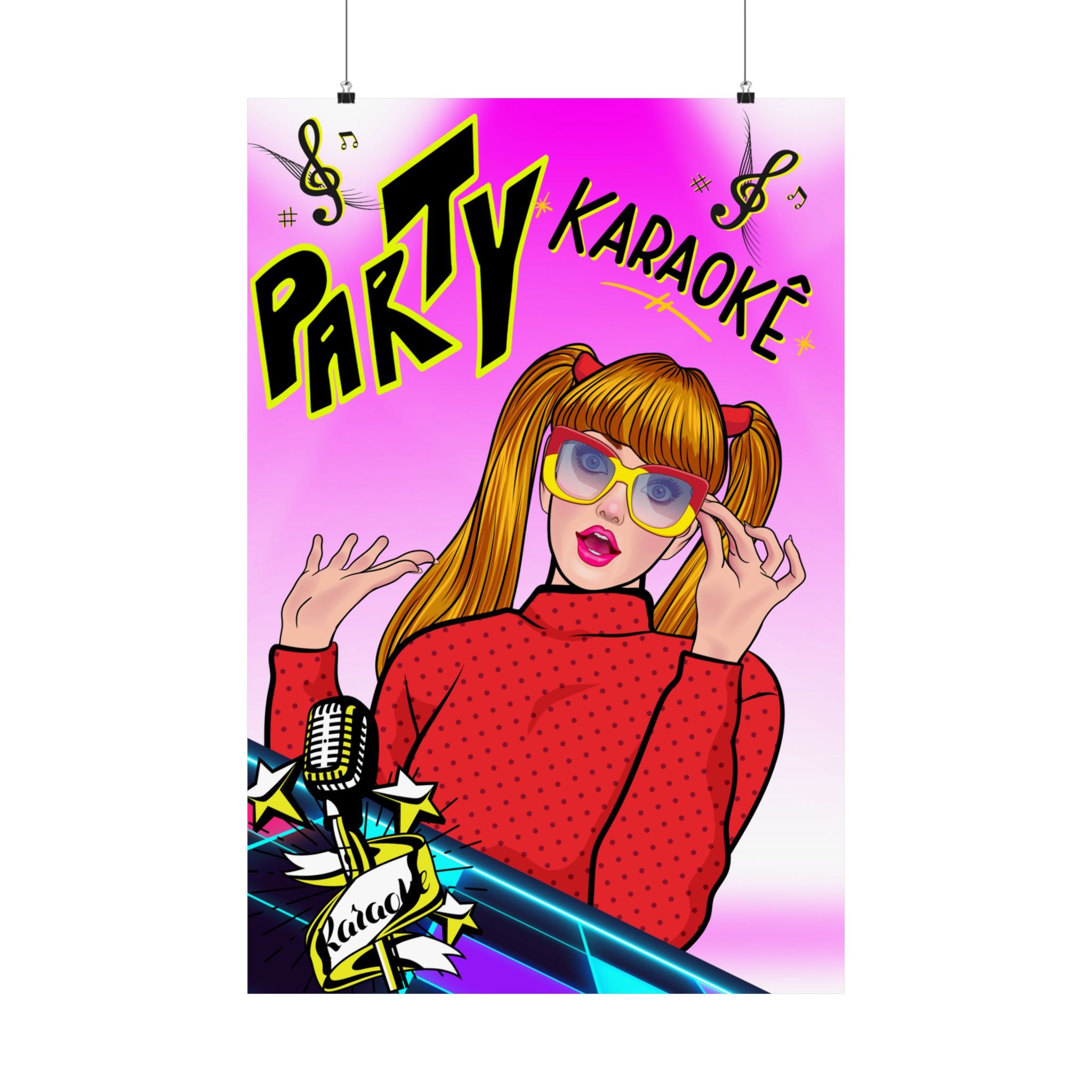 Leinwand  Karaoke Design