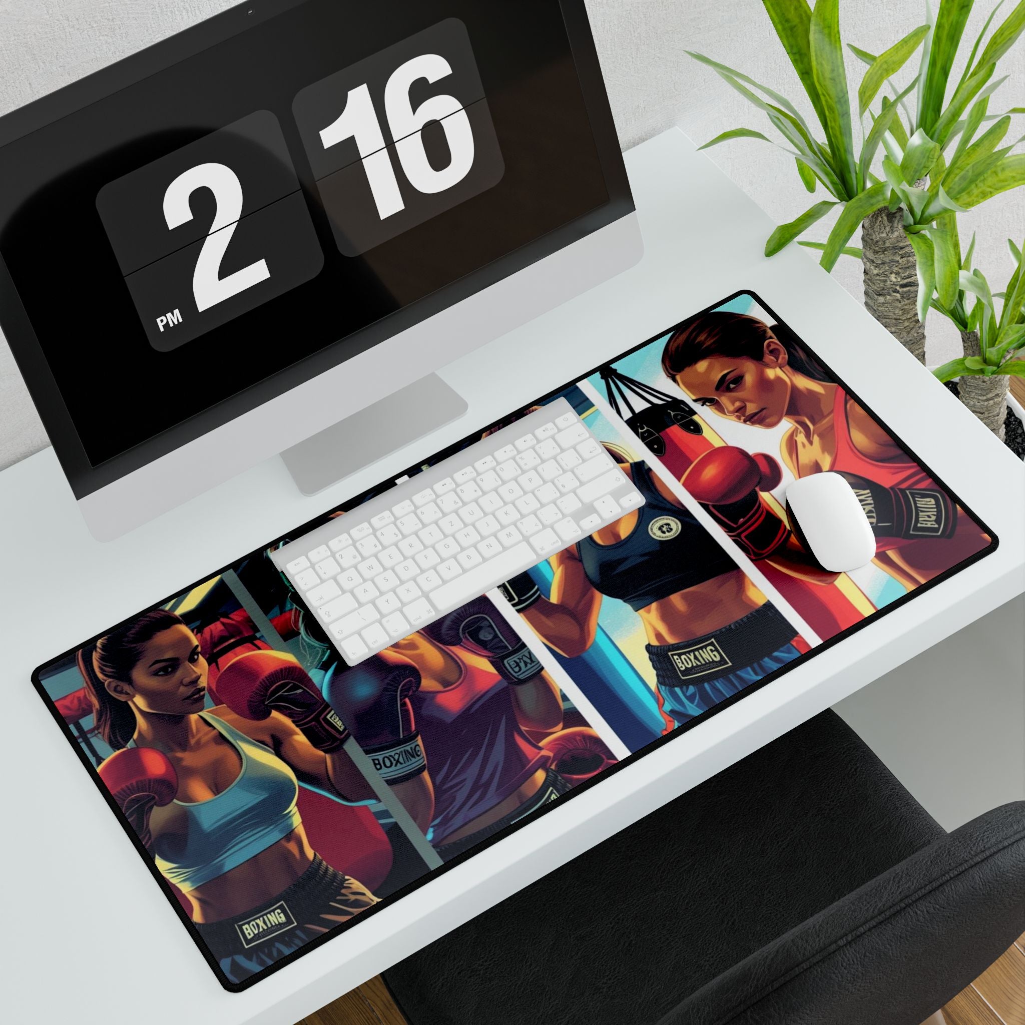 Boxer Schreibtischmatte Home Office Dekor, Gaming Matte auf dem Tisch