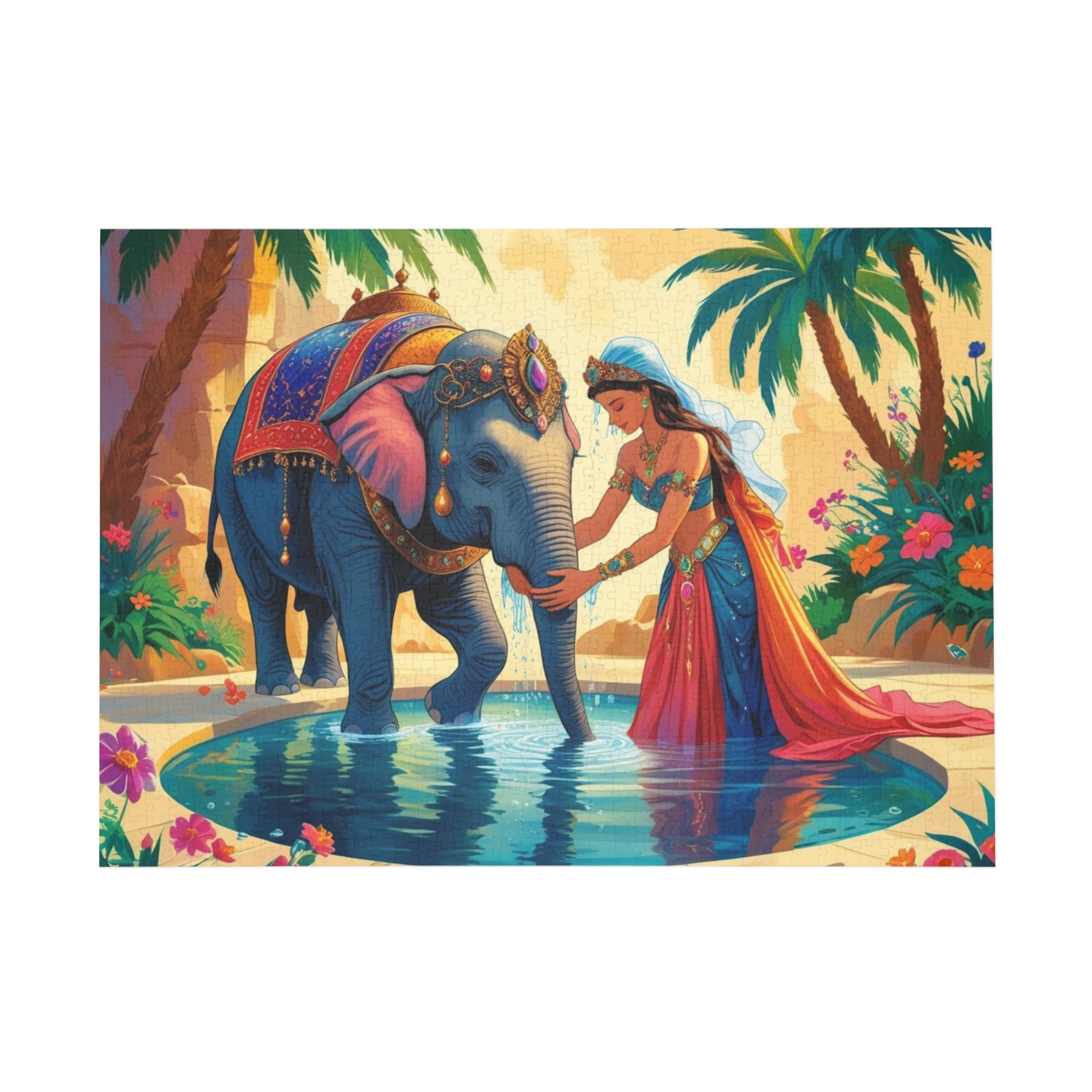 Elefantenpuzzle Magie