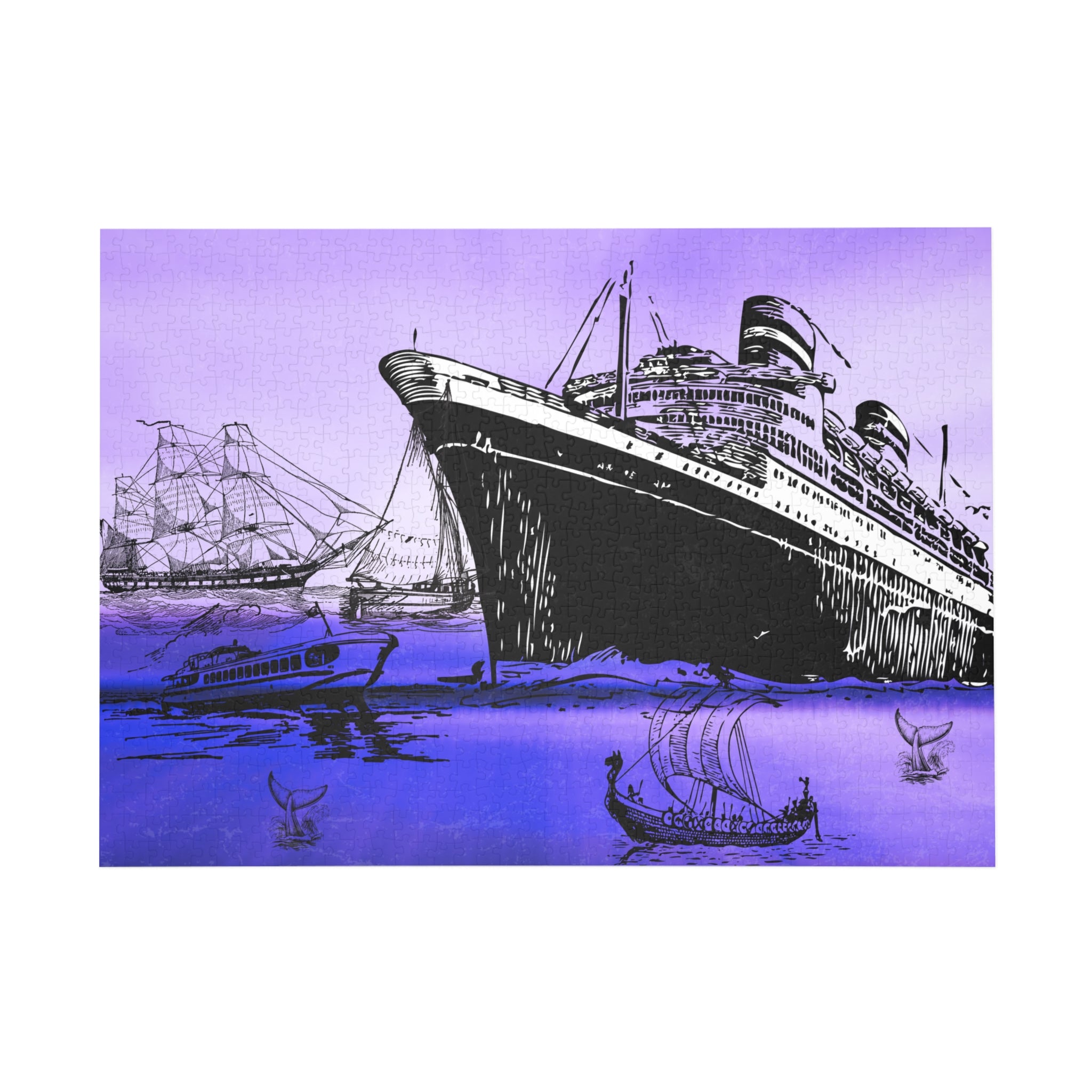 Nautisches Kunstwerk-Puzzle, 1000-teiliges Puzzle