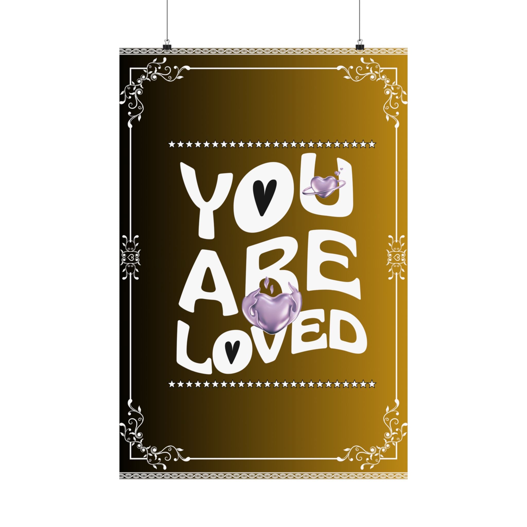 Matte vertikale Poster, Positive Affirmation Wandkunst