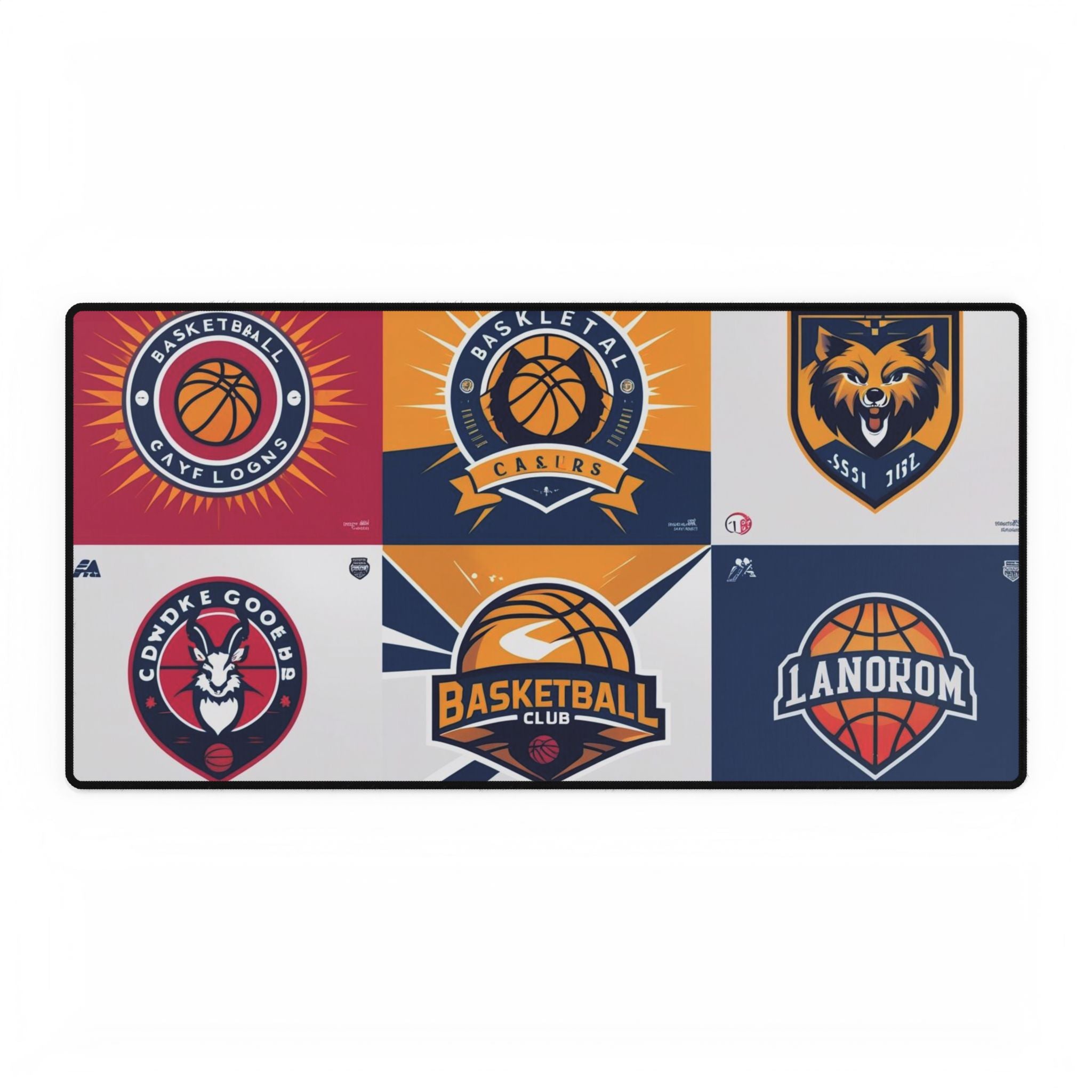Basketball Schreibtischmatten, Personalisierte Schreibtischaccessoires