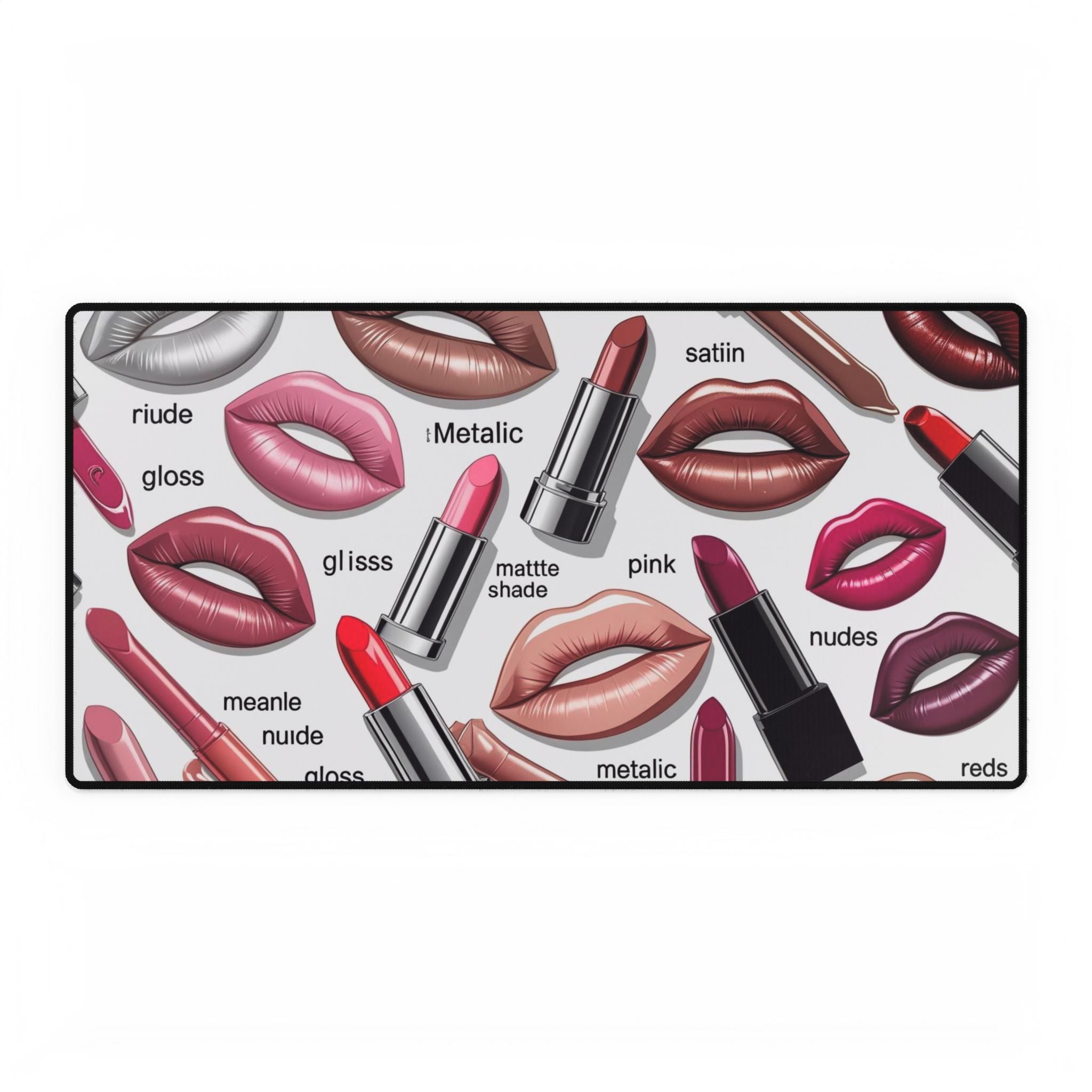Schicke Lippenstift Schreibtischmatte