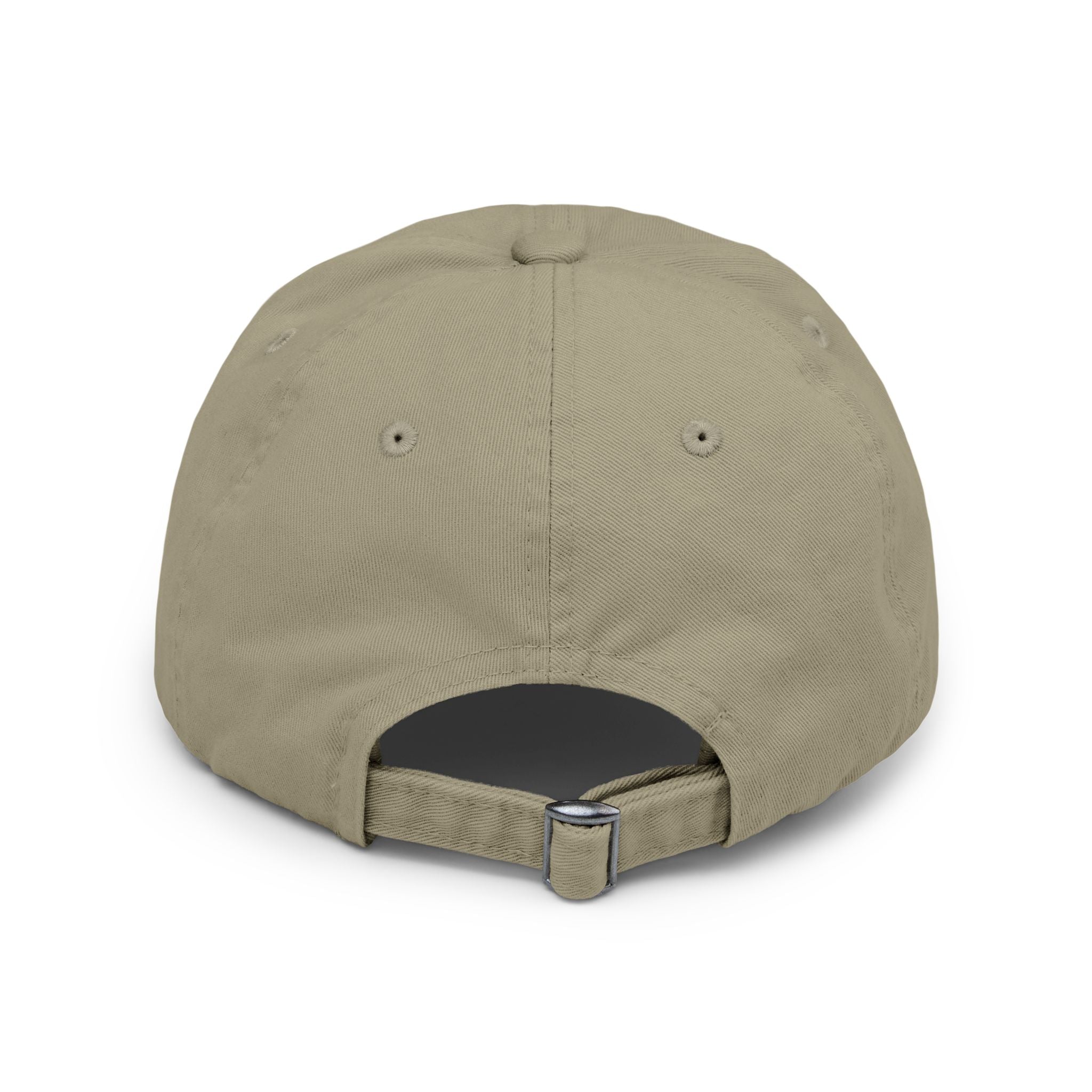 Unisex Distressed Cap Olive verschluss
