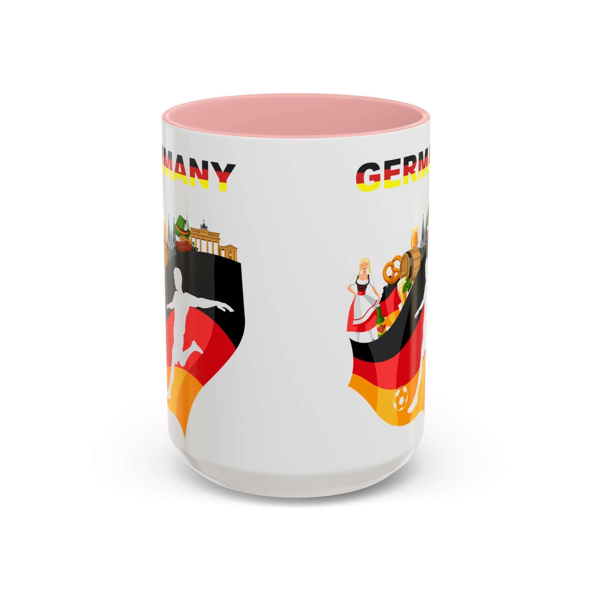 Details für Kaffeetasse mit deutscher Fußballflagge