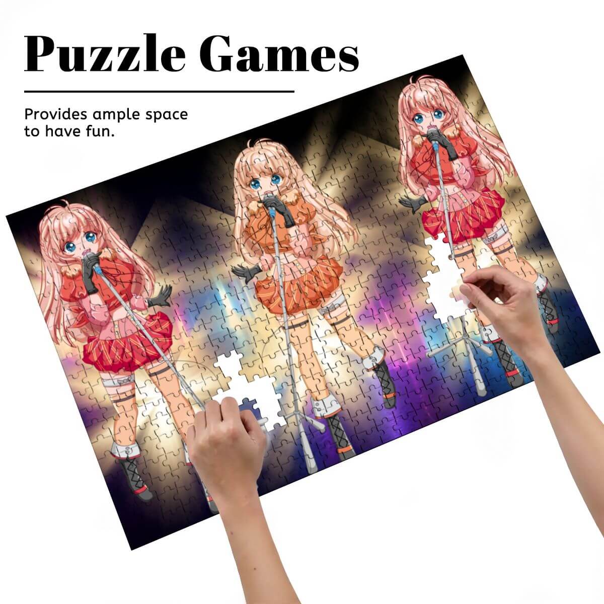 500-teiliges Holzpuzzle (horizontal) mit buntem Design, ideal für Puzzle-Games mit viel Spielspaß.