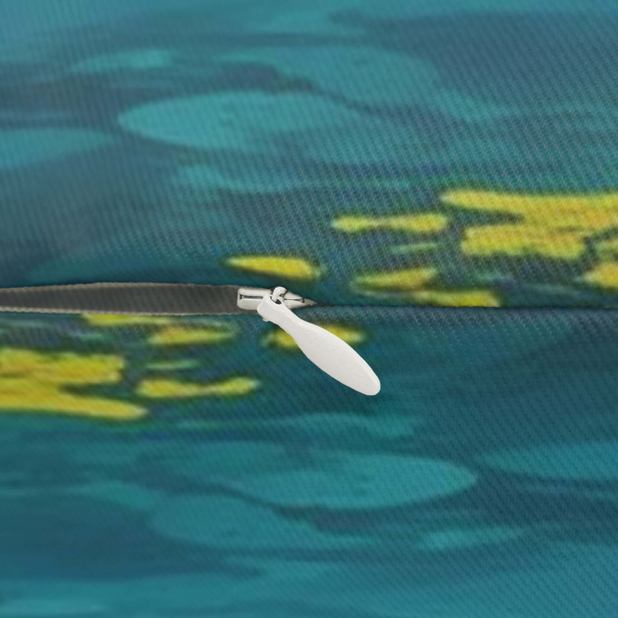 Details für Lendenkissen mit Schwanensee-Motiv Reißverschluss