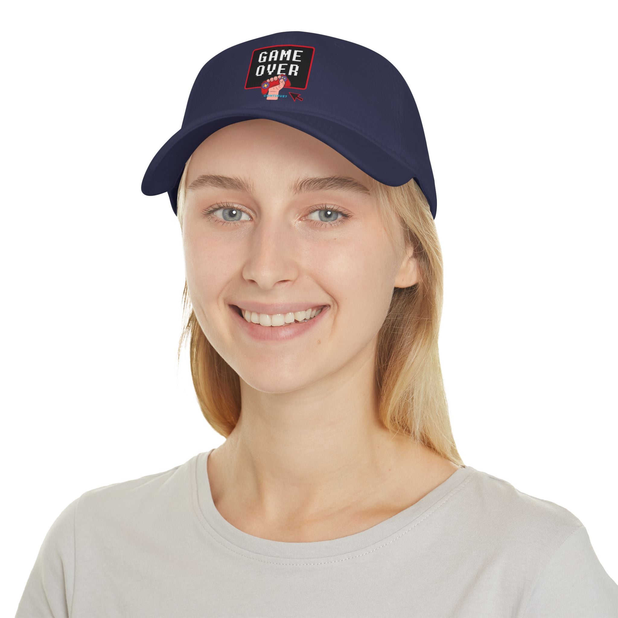 Low Profile Baseballcap  für Game in  Marine Blau