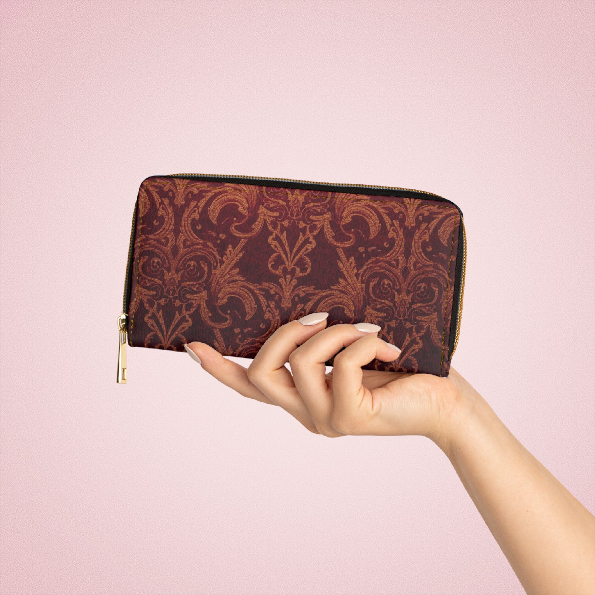 Elegante Vintage-Geldbörse mit Reißverschluss, anspruchsvolle Geldbörse für den täglichen Gebrauch