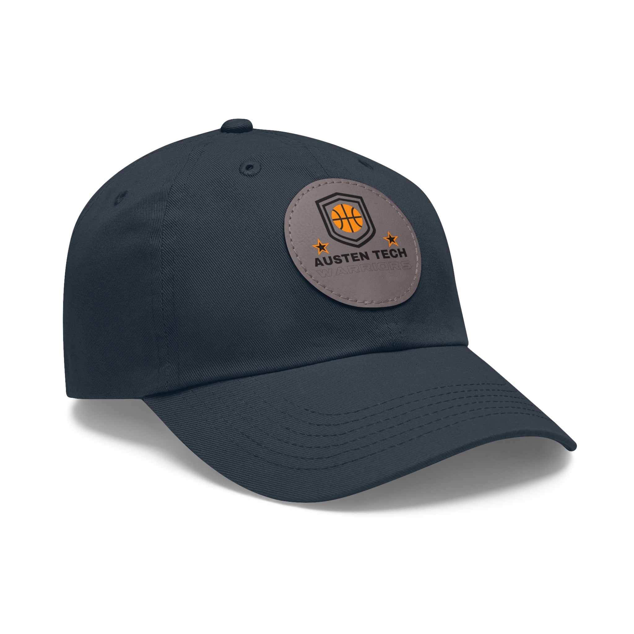 Dad Hat mit Lederpatch rund  mehrfarbig
