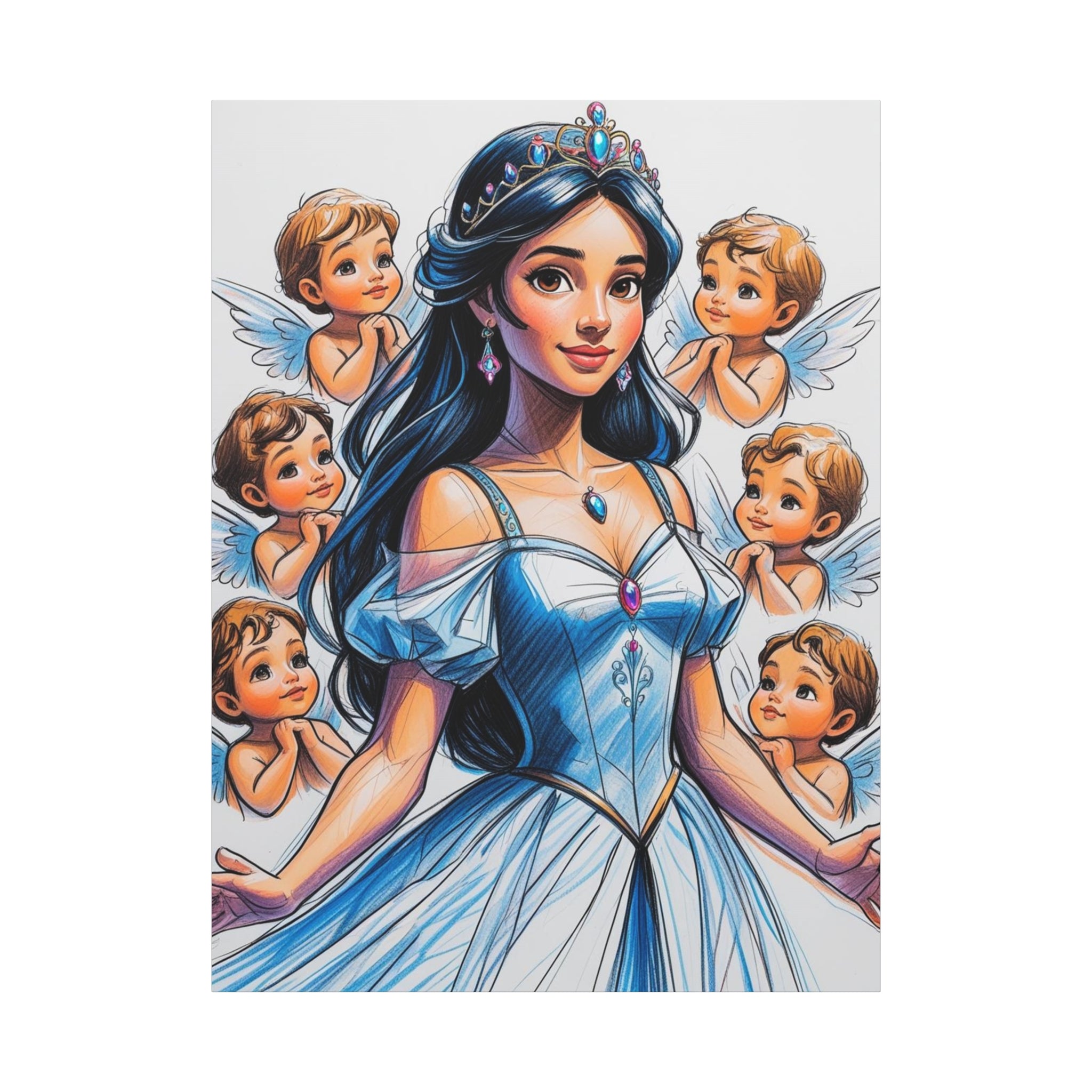 Leinwand Prinzessin-Fee