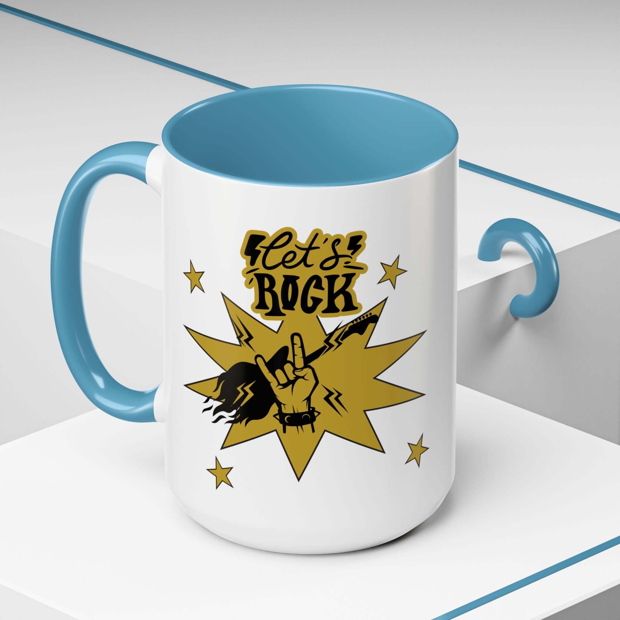 Details für Kaffeetasse – Design Rockmotiv