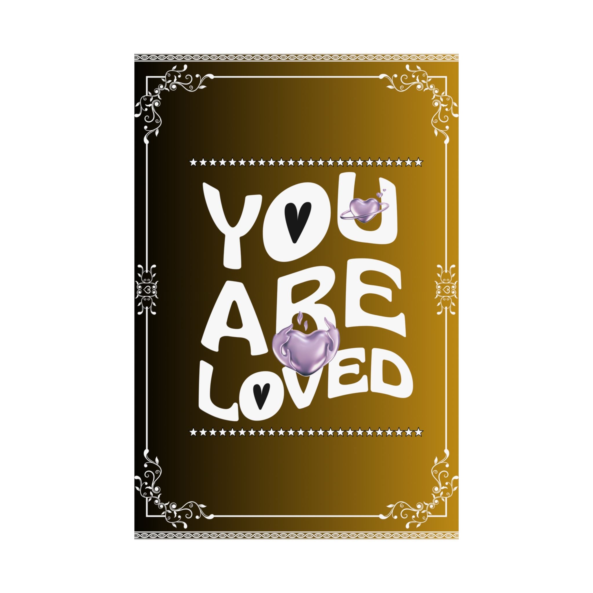 Matte vertikale Poster, Positive Affirmation Wandkunst