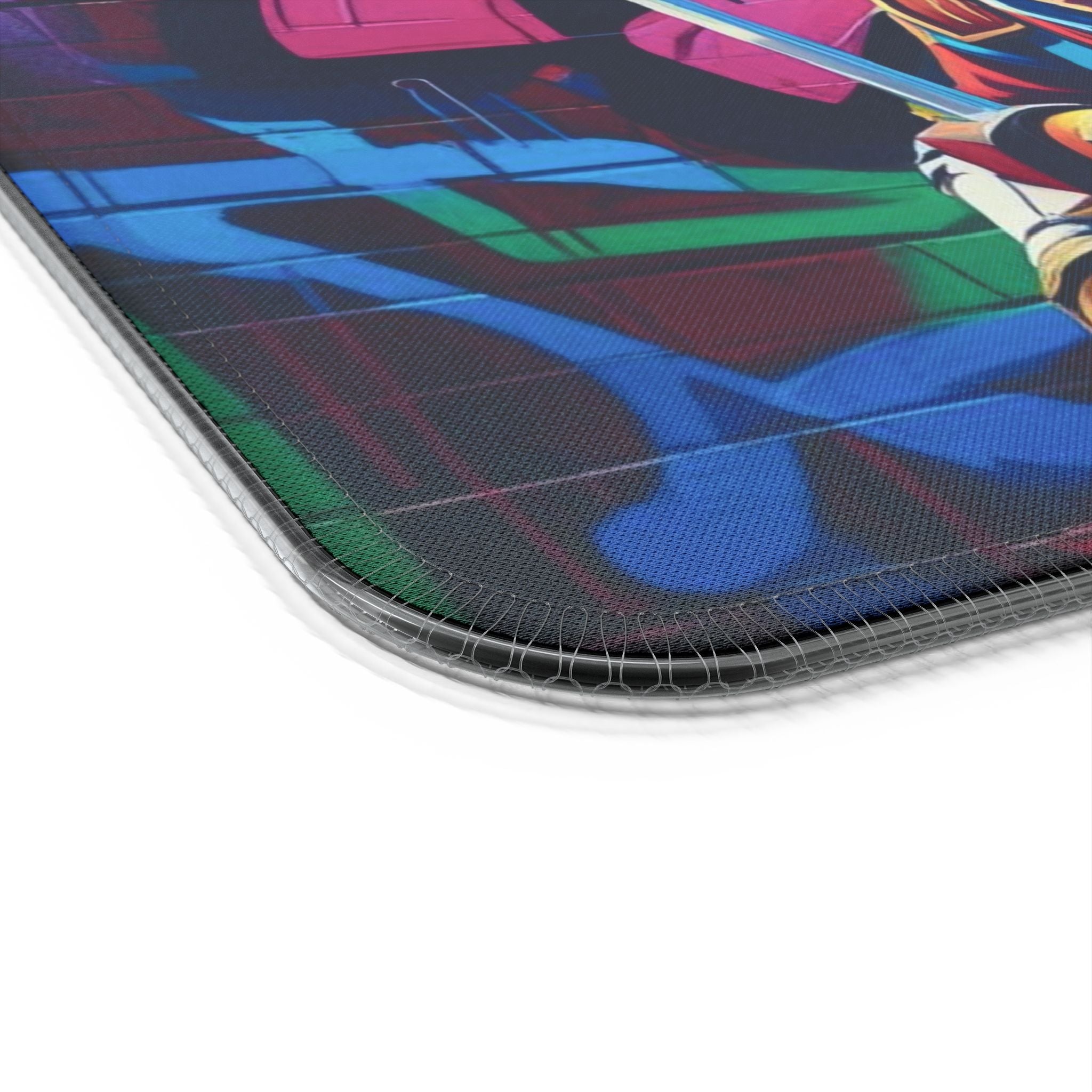 Buntes Gaming-Mauspad mit kabelloser Aufladung, individuelles LED-Design die Naht