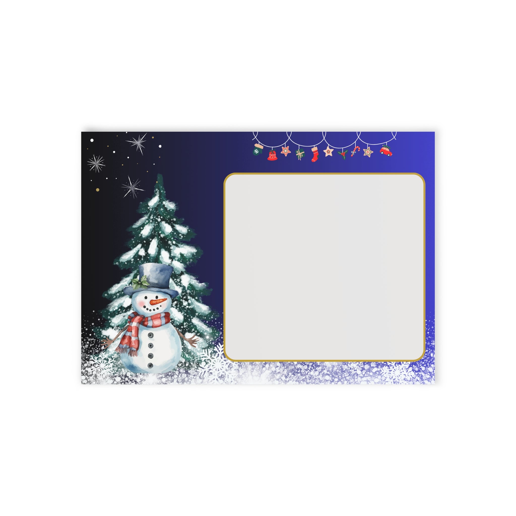 Weihnachtskarten – Fröhliche Weihnachtsstimmung zweiseitig
