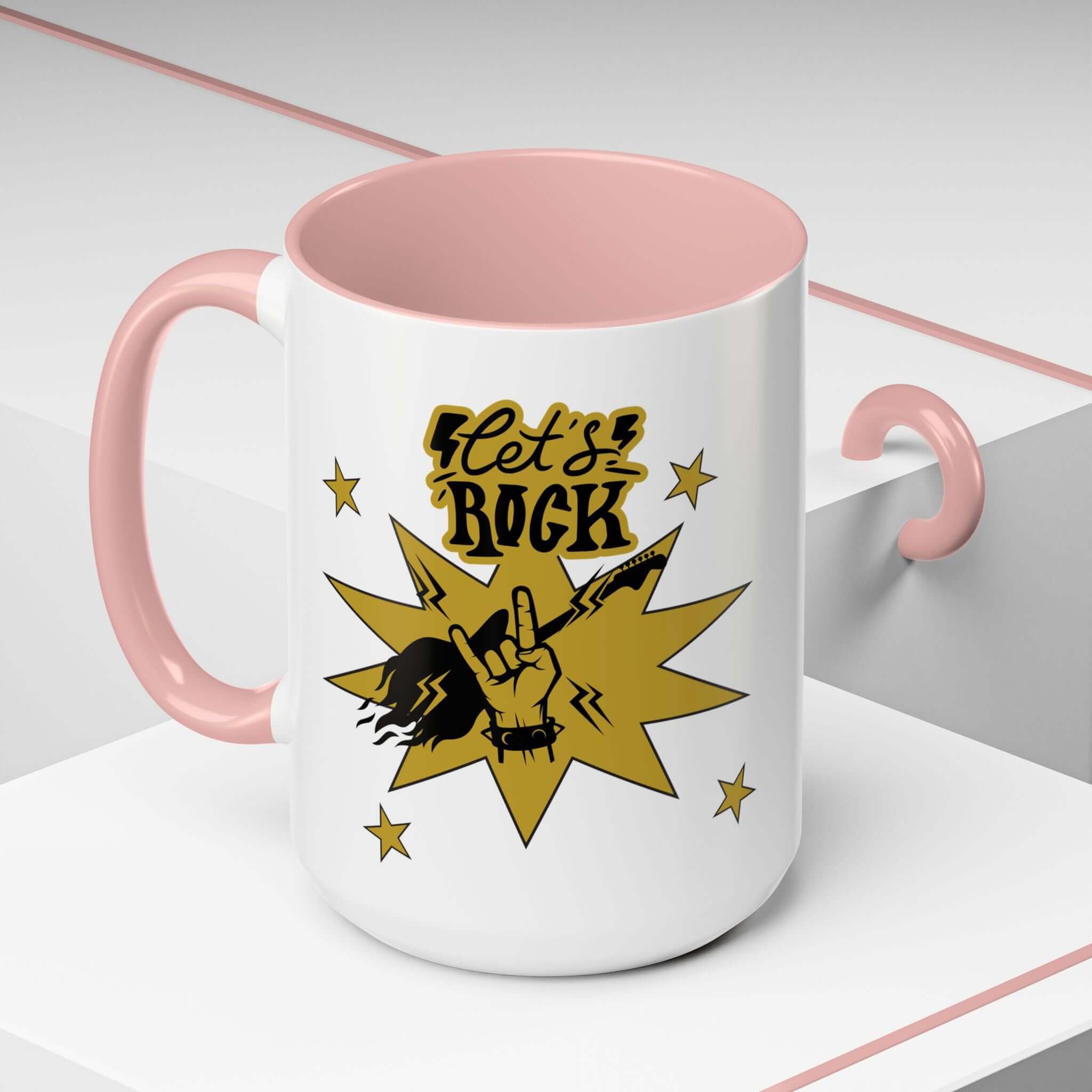 Details für Kaffeetasse – Design Rockmotiv