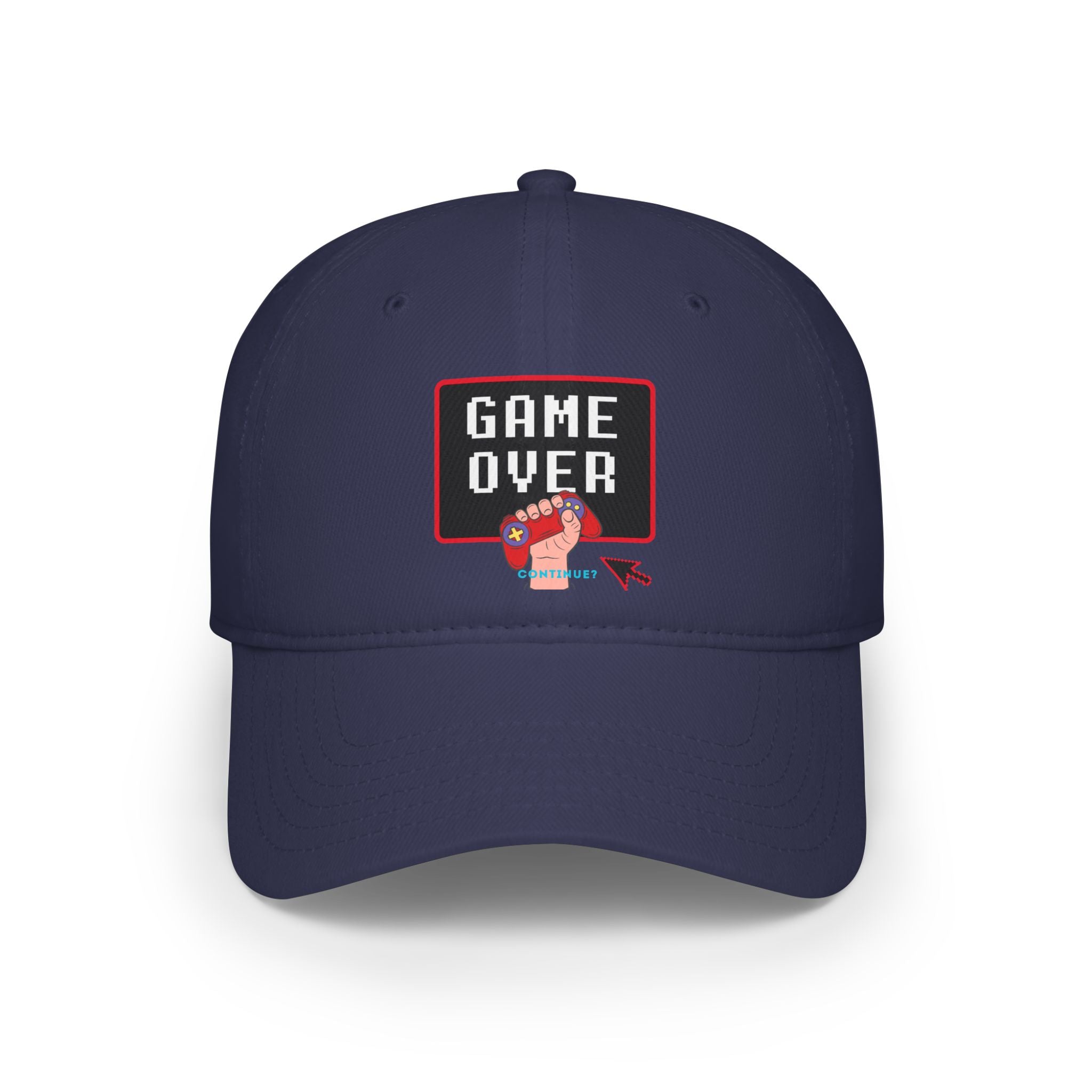 Low Profile Baseballcap  für Game in  Marine Blau