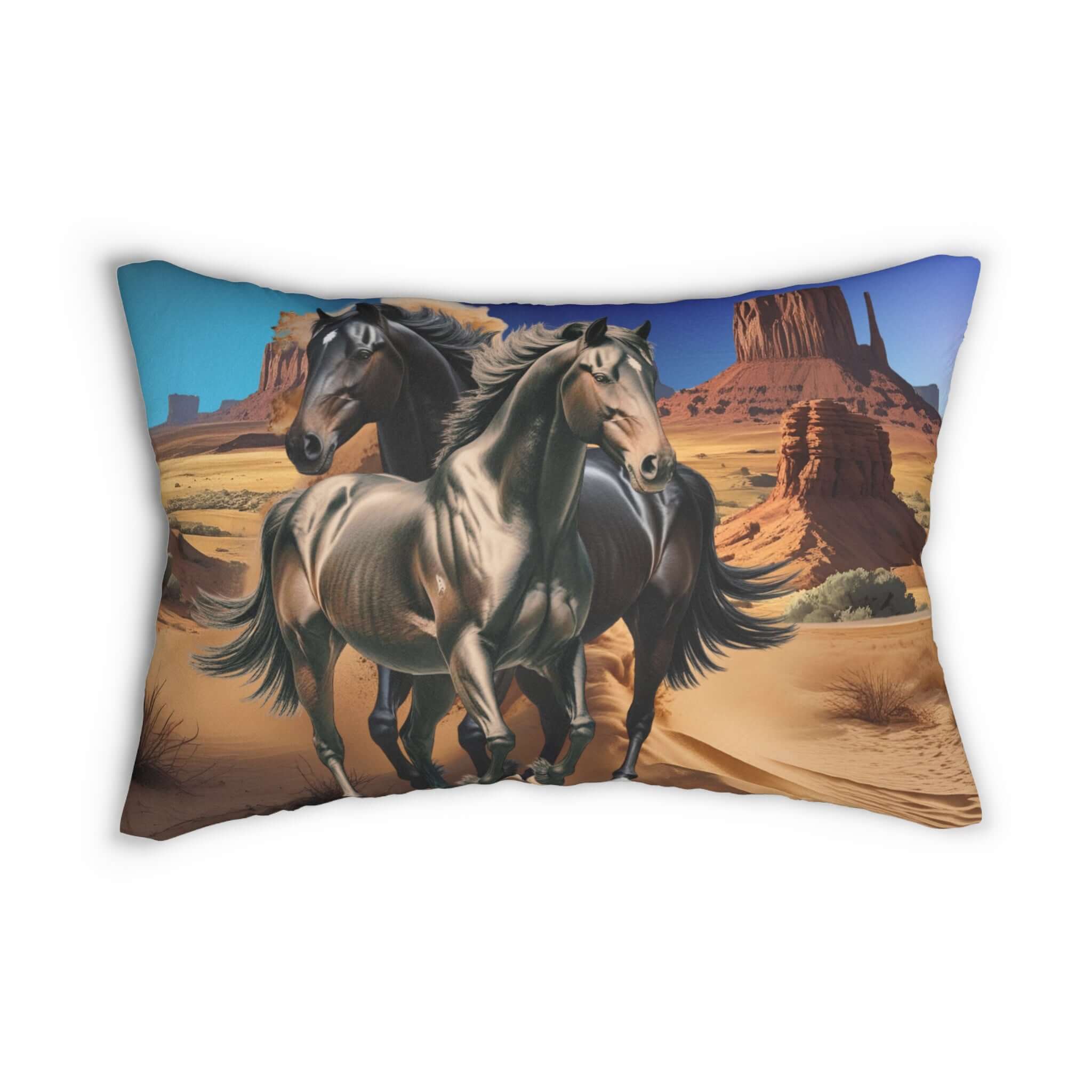 Details für Lendenkissen Wild Mustang Design