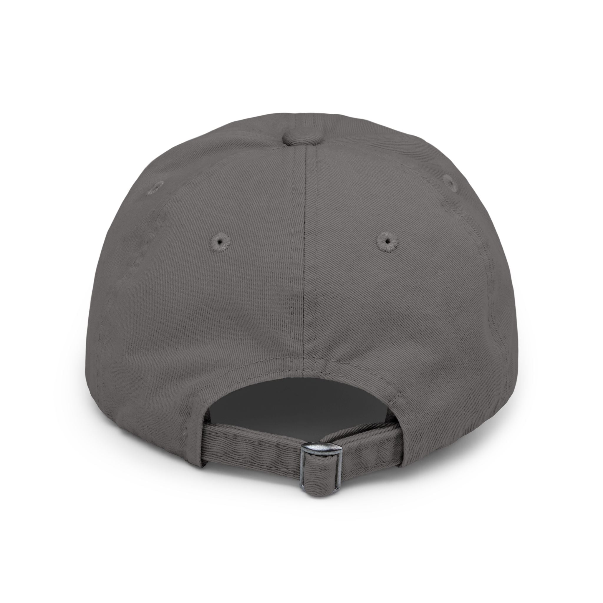 Unisex Distressed Cap Grau Verschluss