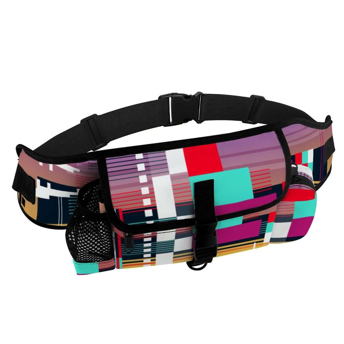 Hüfttasche für das Outdoor-Training von Haustieren im bunten Design, ideal für kleine Haustiere.