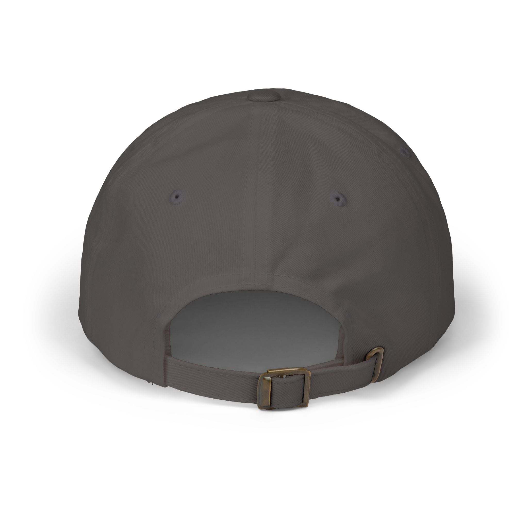 Low Profile Baseball Cap für den Papa mit ein Spruch in  Grau Verschluss