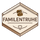 Familientruhe logo with a family-themed treasure chest and heart design on a hexagonal background.