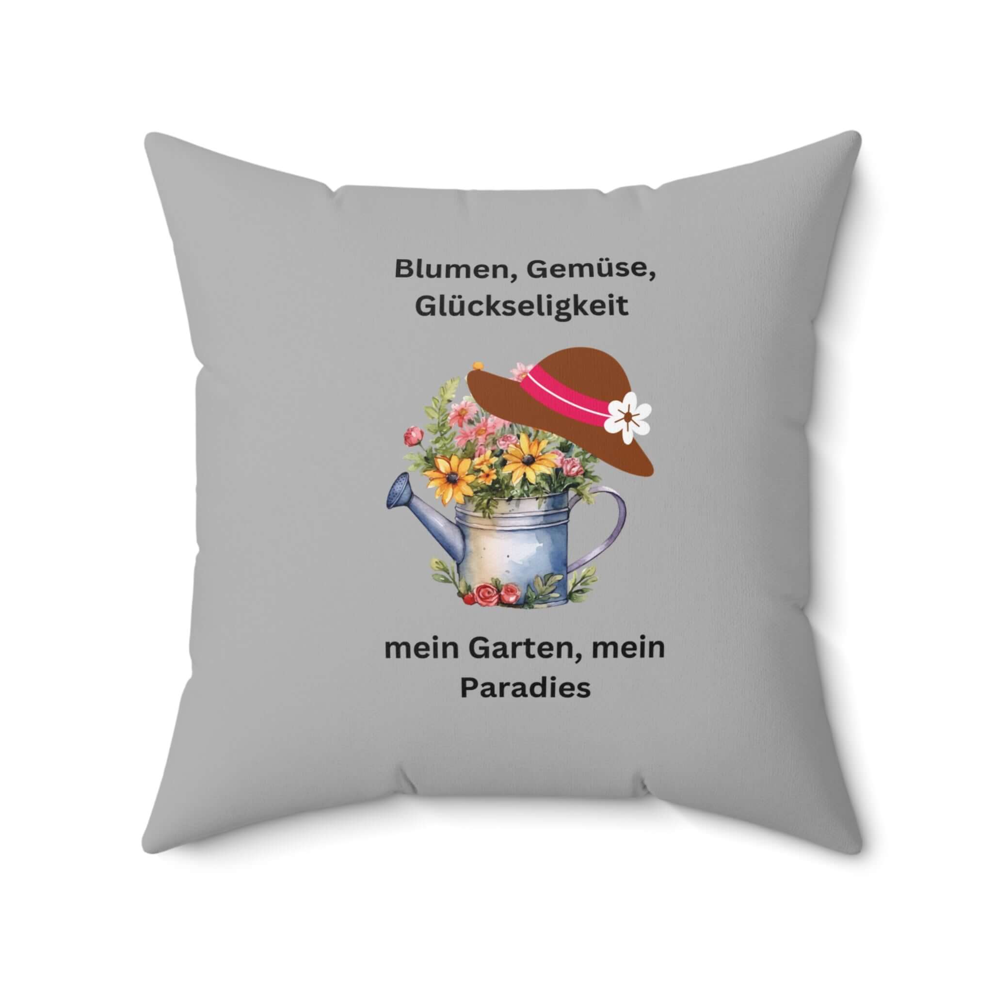 Blumengartenkissen Perfekt für Gartenliebhaber, gemütliches Kissen mit Gartenmotiv, ideal für Zuhause und Garten, dekorativer Akzent.