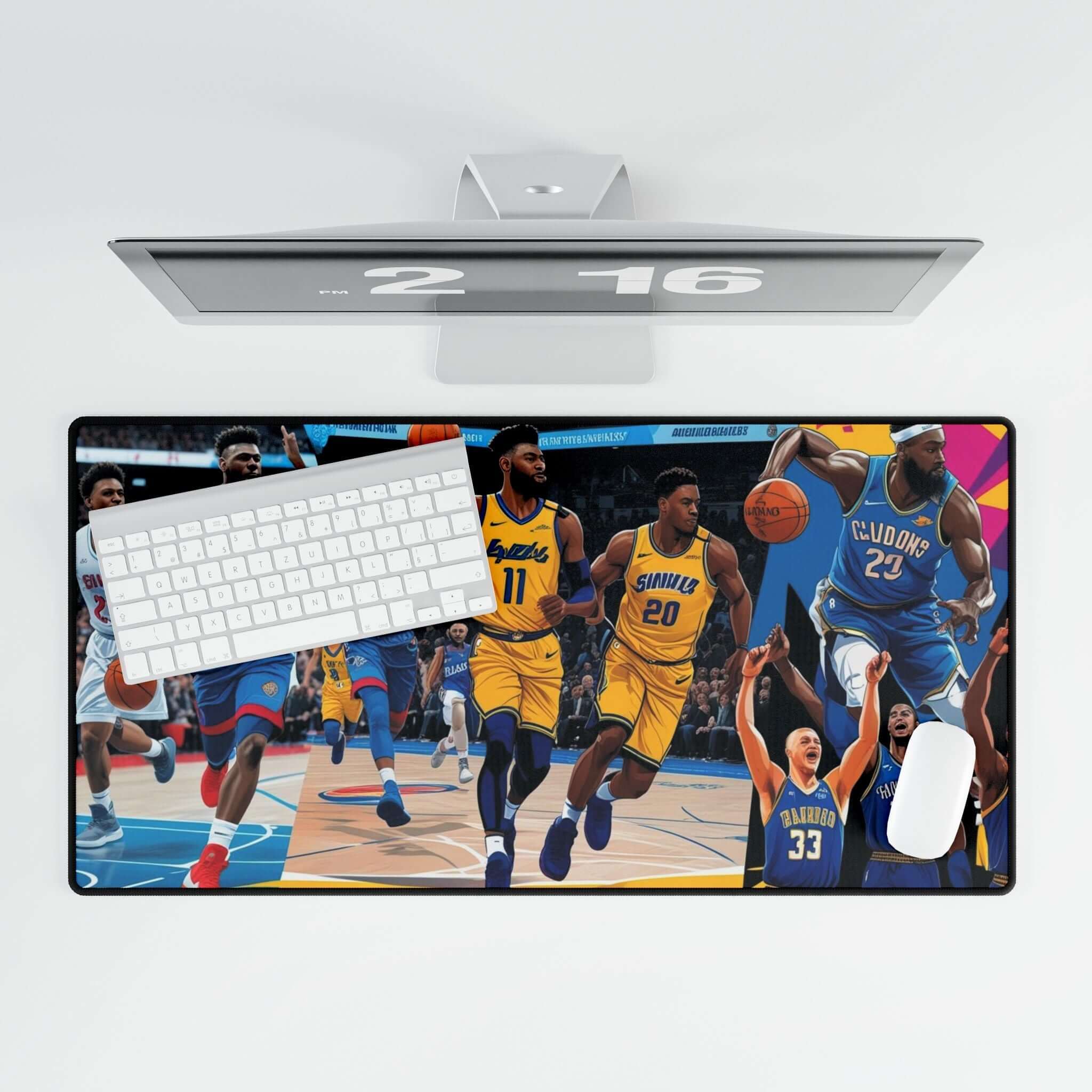 Stylische Schreibtischunterlagen für Gamer Sportfans - Design-Familientruhe