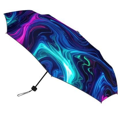 UV-Schutz-Regenschirm mit sublimiertem Marmor-Design und windfester Struktur. Details für UV-Schutz-Regenschirm ansehen.